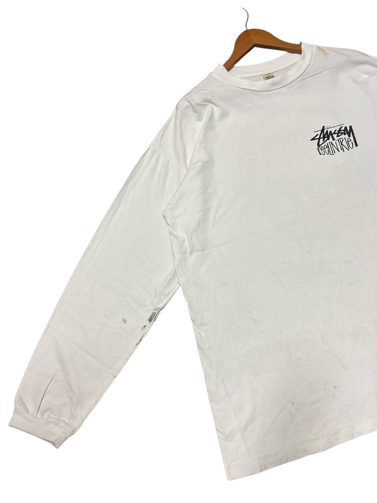 Stussy 💥RARE💥VINTAGE STUSSY FEELIN IRIE LONGSLEEVE 🔥 Size US XL / EU 56 / 4 - 11 Thumbnail