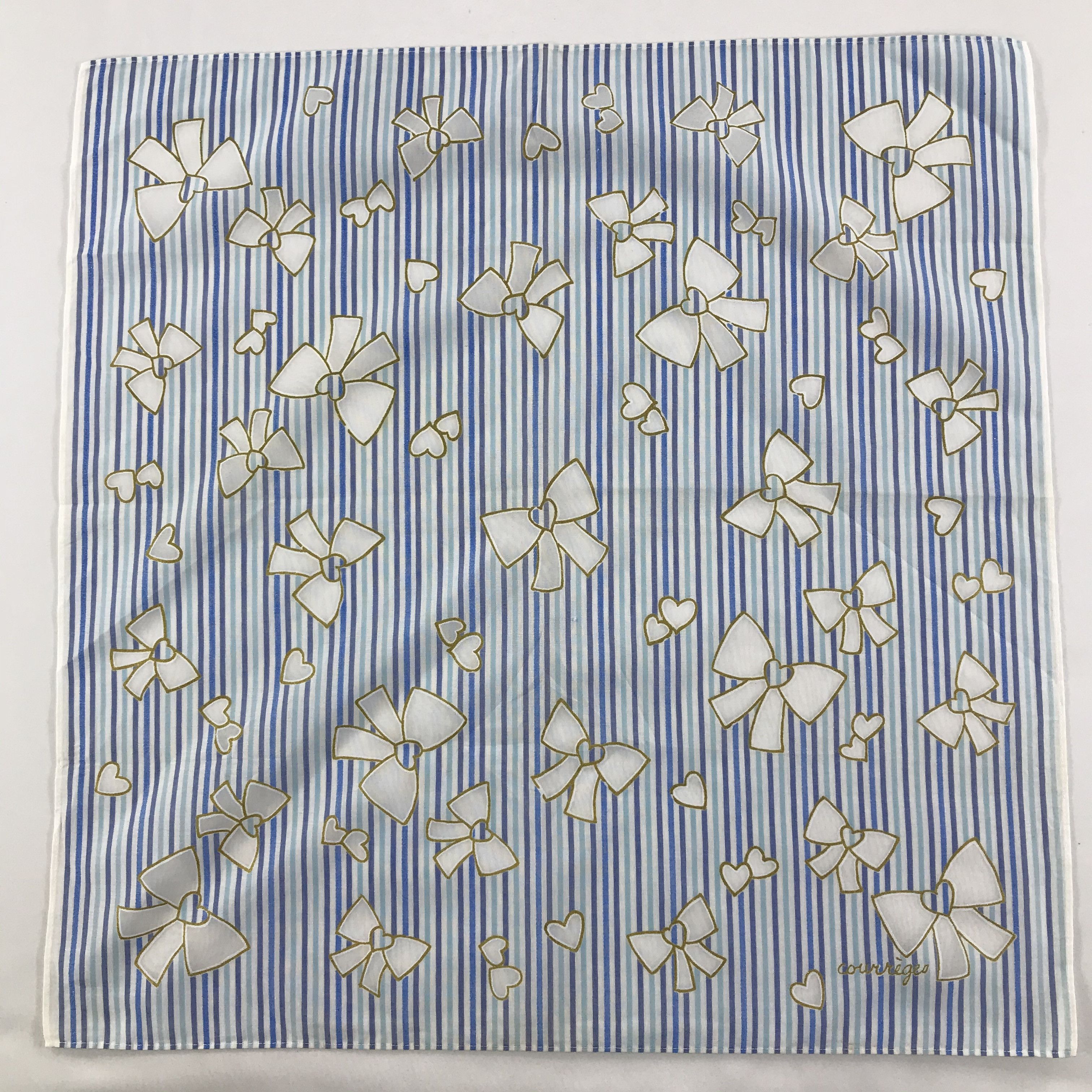 Courreges × Vintage Courreges Bandana / Handkerchief / Neckerchief - S1538 Size ONE SIZE - 1 Thumbnail