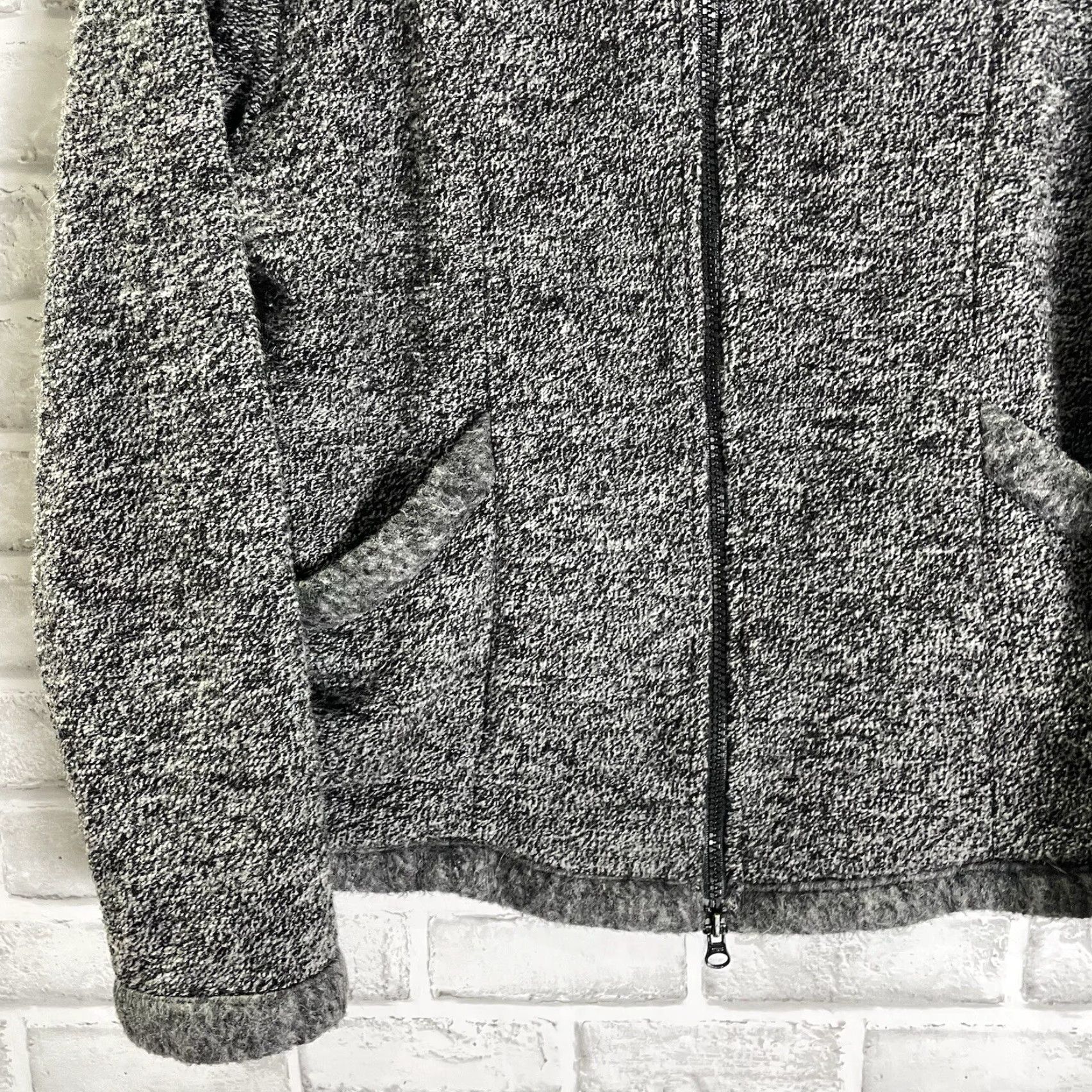 Prana PrAna Gray Zip Up Fleece Lined Soft Jacket Womens Size S Made In USA Size S / US 4 / IT 40 - 3 Thumbnail