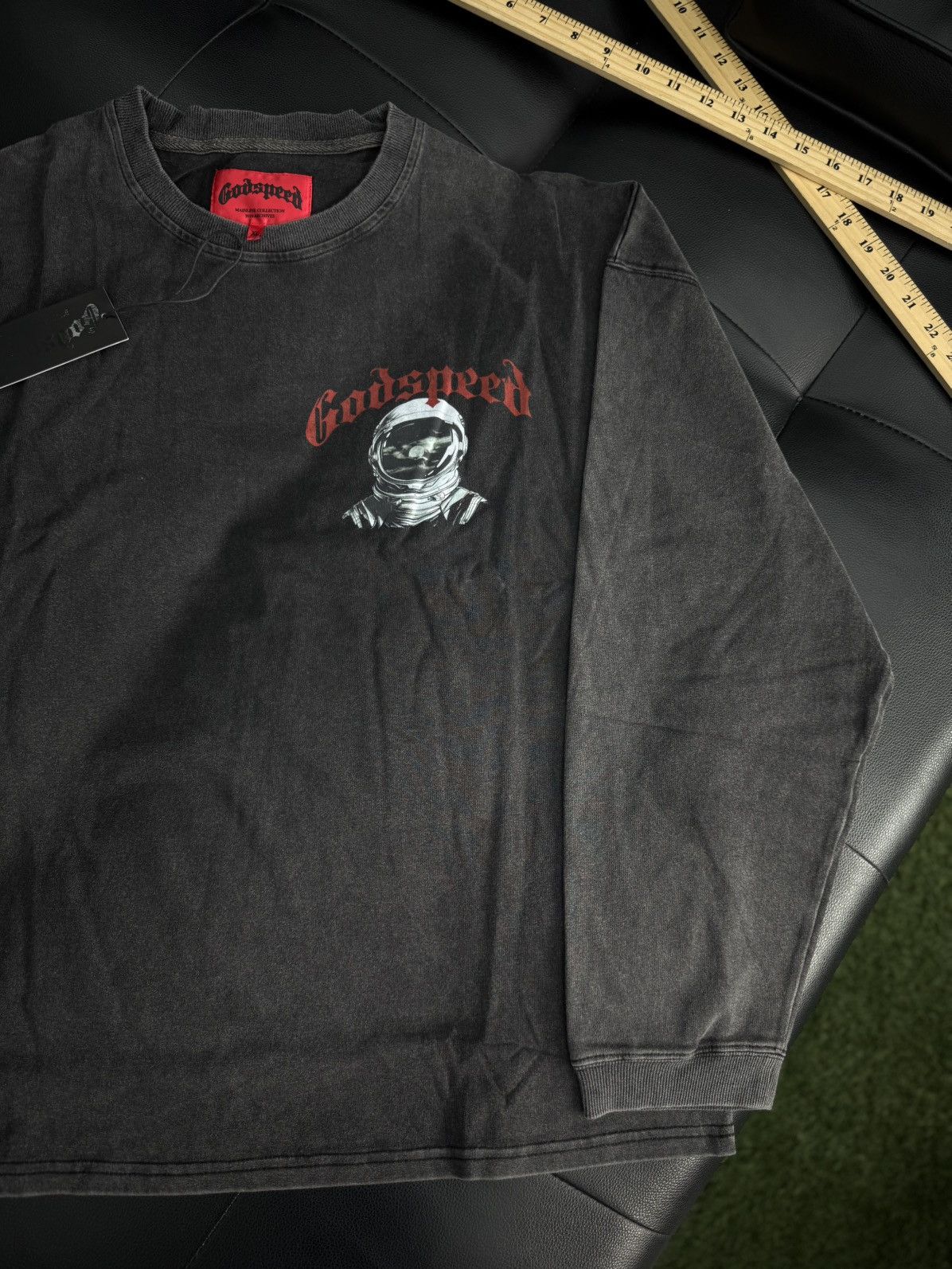 Godspeed Godspeed Moon Astronaut L/S Tee Shirt Size XL (NEW) Size US XL / EU 56 / 4 - 3 Thumbnail