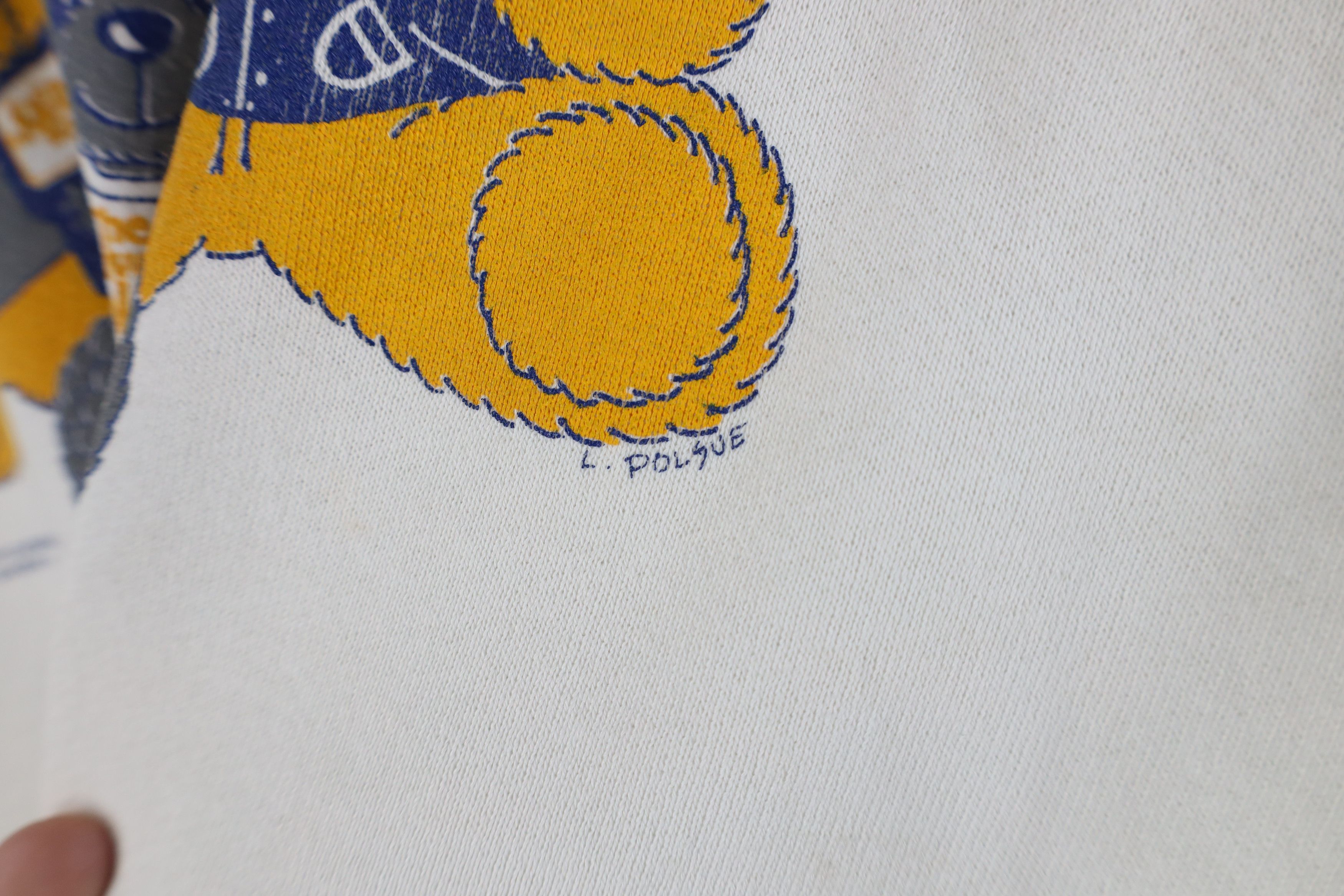 Vintage Vintage 80s University of Toledo Teddy Bear Sweatshirt USA Size M / US 6-8 / IT 42-44 - 6 Thumbnail