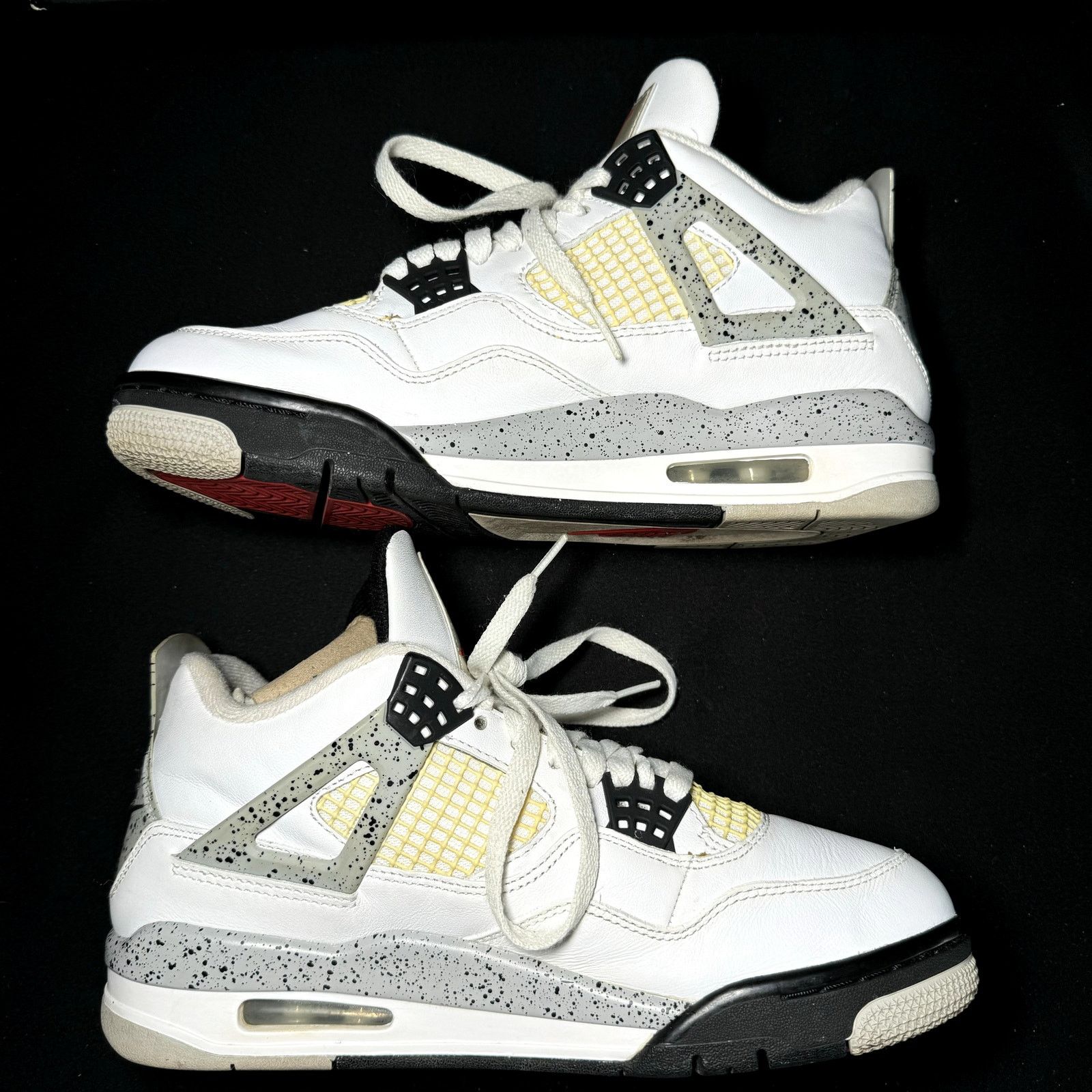 Jordan Brand × Nike Size 8 - Nike Air Jordan 4 Retro OG White Cement Men's Shoes Size US 8 / EU 41 - 3 Thumbnail