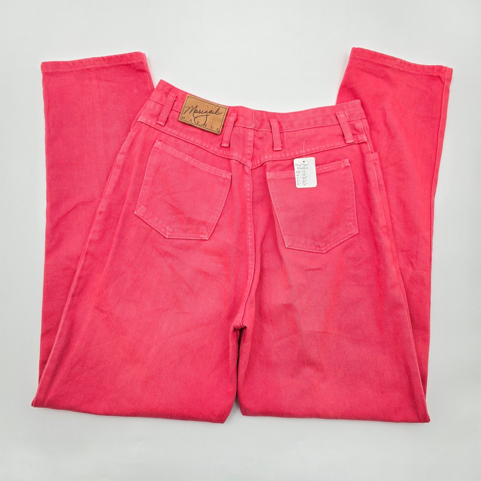 Other Marigail Mathis Pink Denim Jeans Pants 12 Size 34" / US 12 / IT 48 - 4 Thumbnail