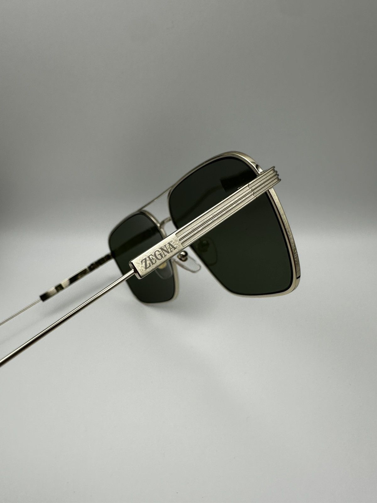 Ermenegildo Zegna Zegna Gold Toned Steel Sunglasses Size ONE SIZE - 6 Thumbnail