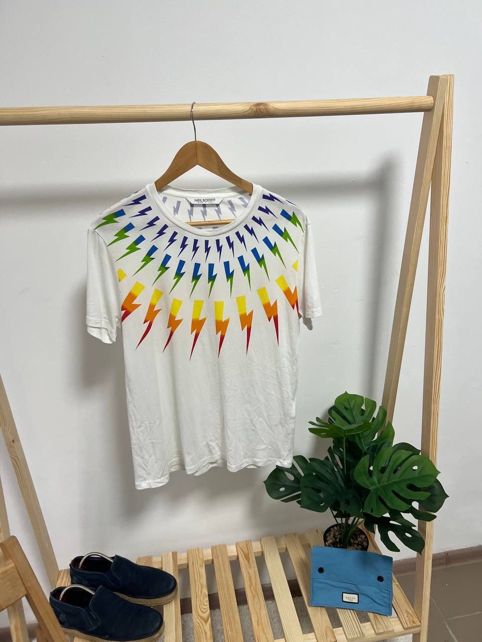 Neil Barrett Neil Barrett Lightning Bolt T-Shirt Size US S / EU 44-46 / 1 - 3 Thumbnail