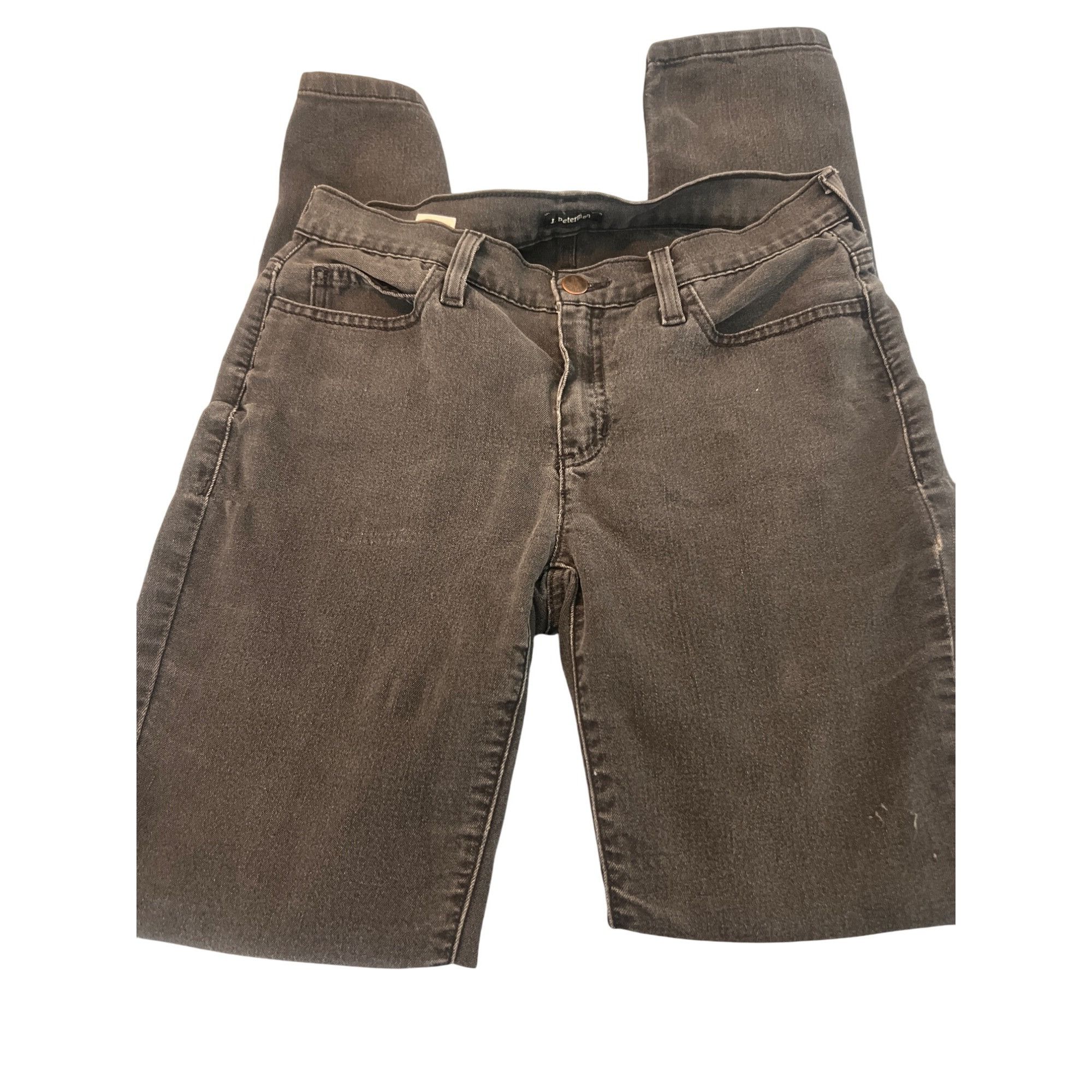 J. Peterman Vintage J. Peterman Black Wash Skinny Jeans Denim Y2K 90s Si Size 27" / US 4 / IT 40 - 1 Thumbnail