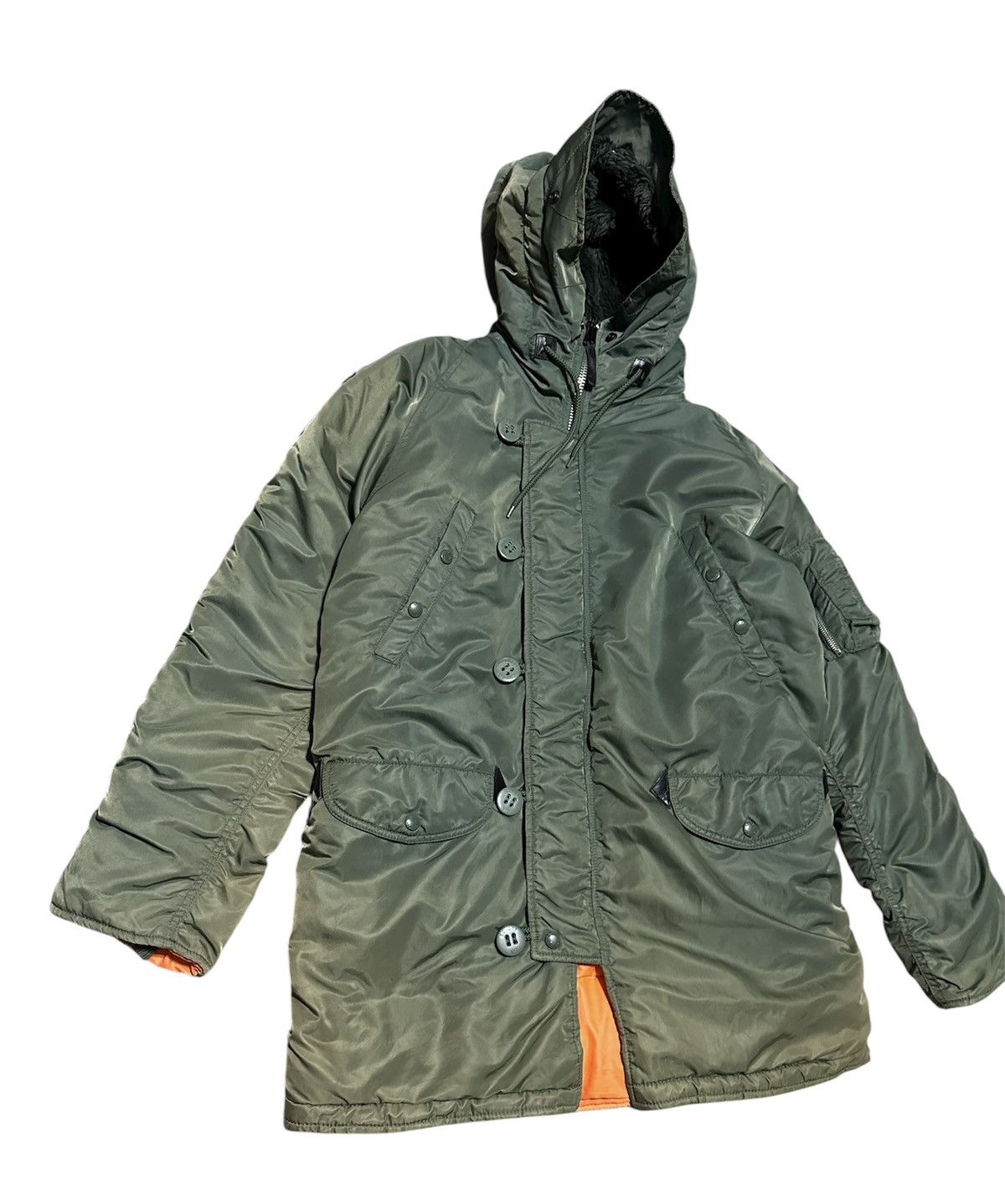 Schott Trashed Vintage Schott NYC Bomber Jacket Sun Faded Size US M / EU 48-50 / 2 - 2 Thumbnail