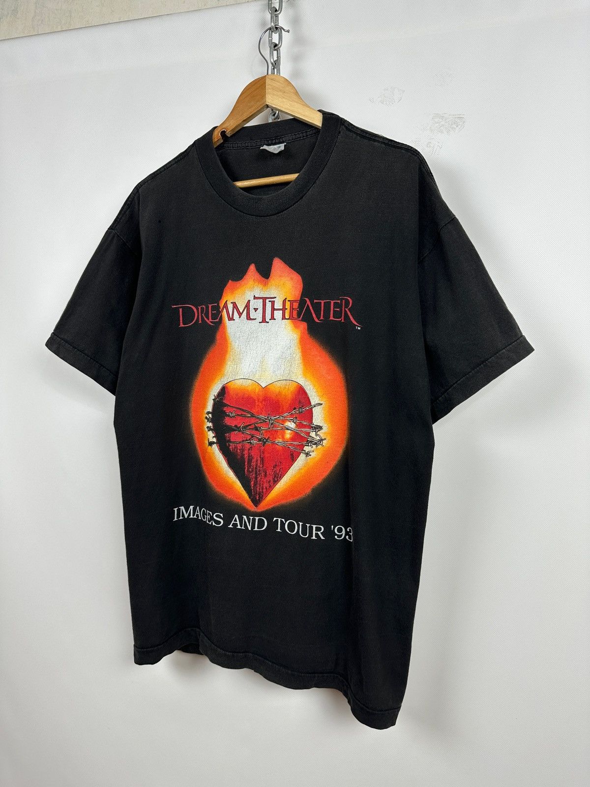 Band Tees 1993 Vintage Dream Theater Images And European Tour T-Shirt Size US XL / EU 56 / 4 - 3 Thumbnail