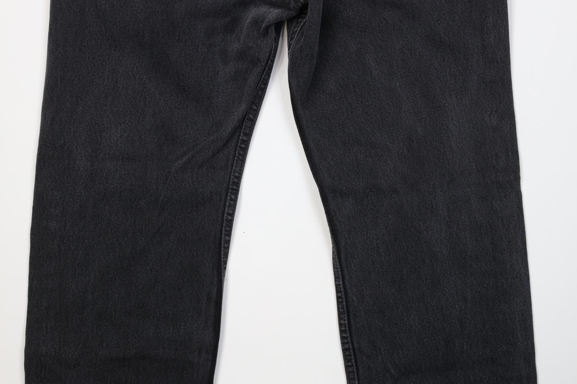 Levi's Vintage Y2K Levis 505 Regular Fit Straight Leg Jeans Black Size US 36 / EU 52 - 14 Thumbnail