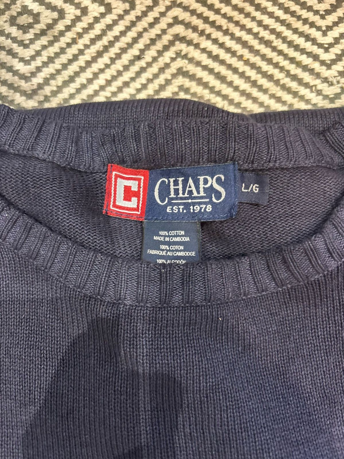 Chaps Ralph Lauren Chaps Ralph Lauren Crew Neck Size US L / EU 52-54 / 3 - 4 Thumbnail