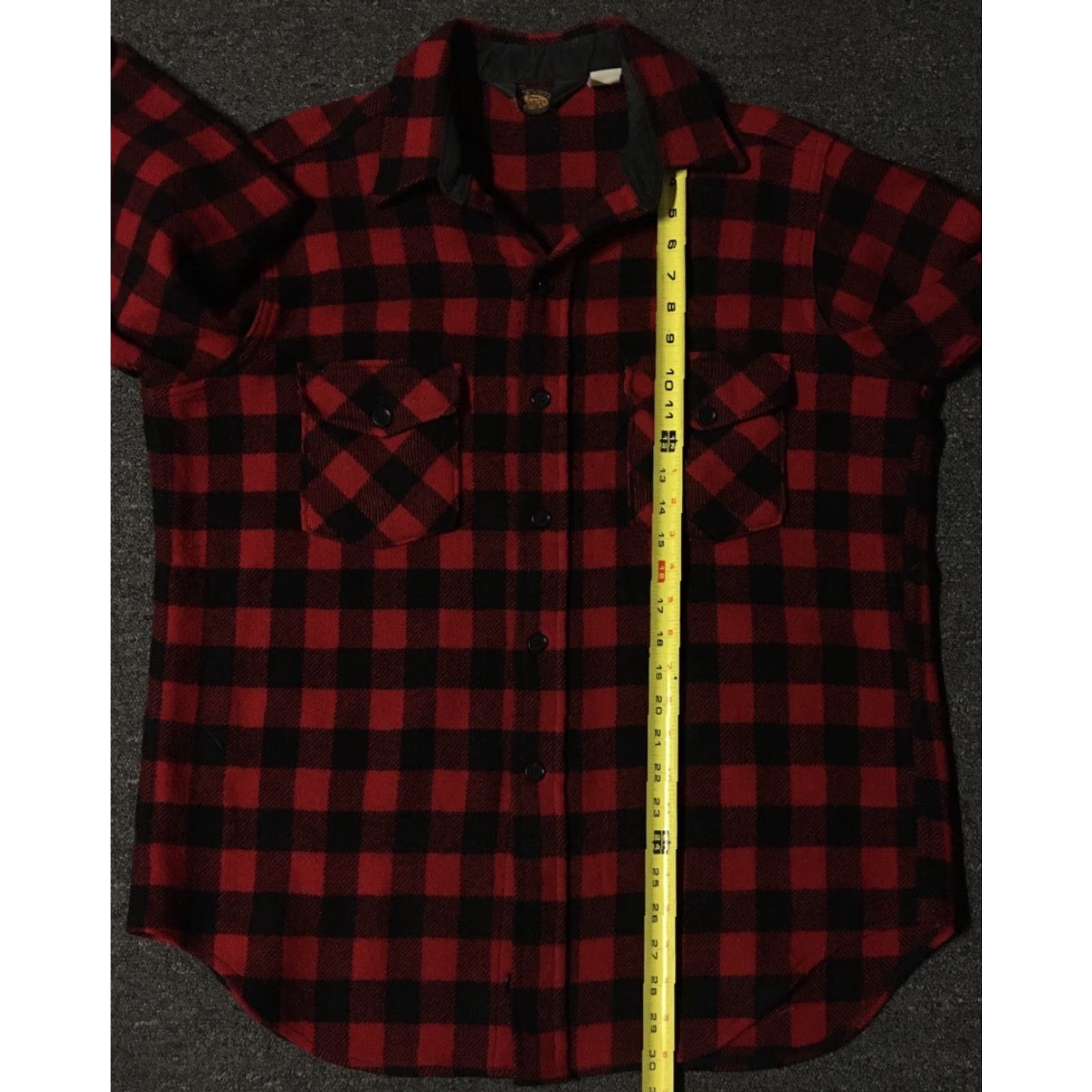 Vintage Vtg Woolrich Buffalo Plaid Wool Flannel Shirt L USA Western Biker Grunge Size US L / EU 52-54 / 3 - 5 Thumbnail