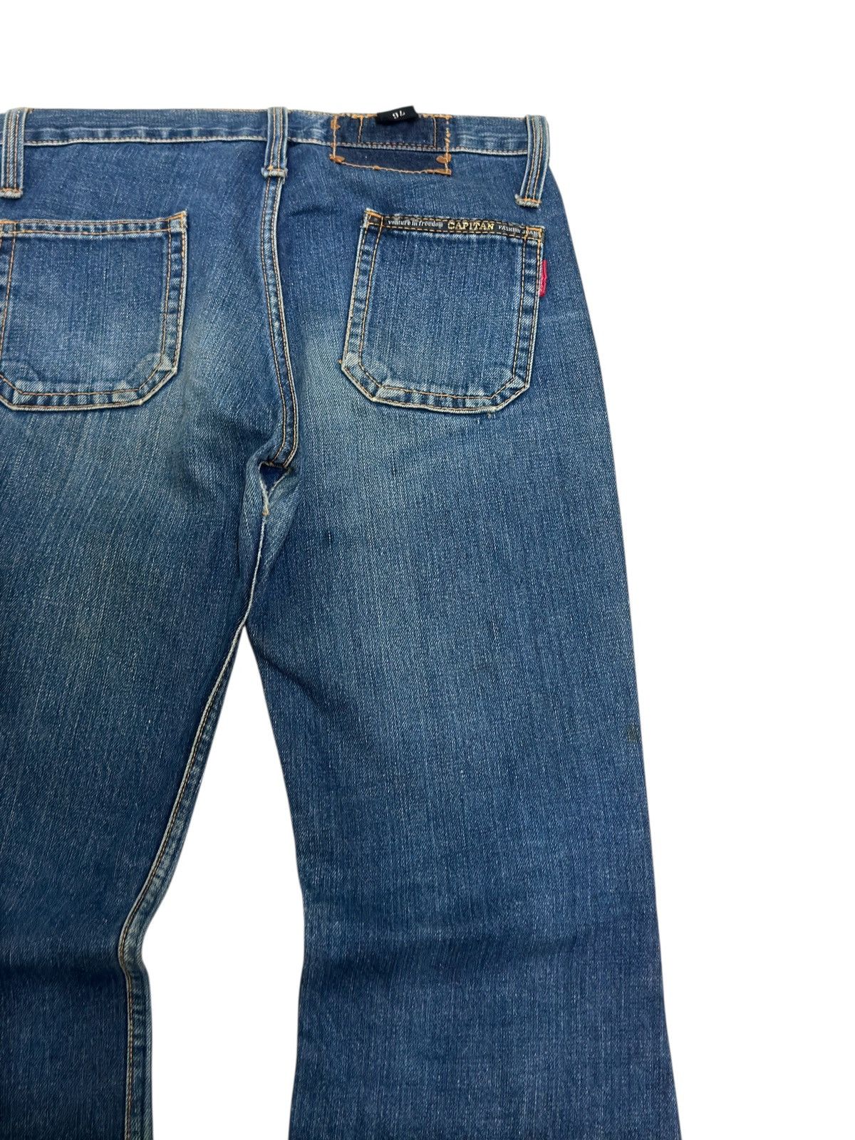 If Six Was Nine Vintage Capitan Bell Bottom Bush Pant Slight Ankle Stain Size US 28 / EU 44 - 11 Thumbnail