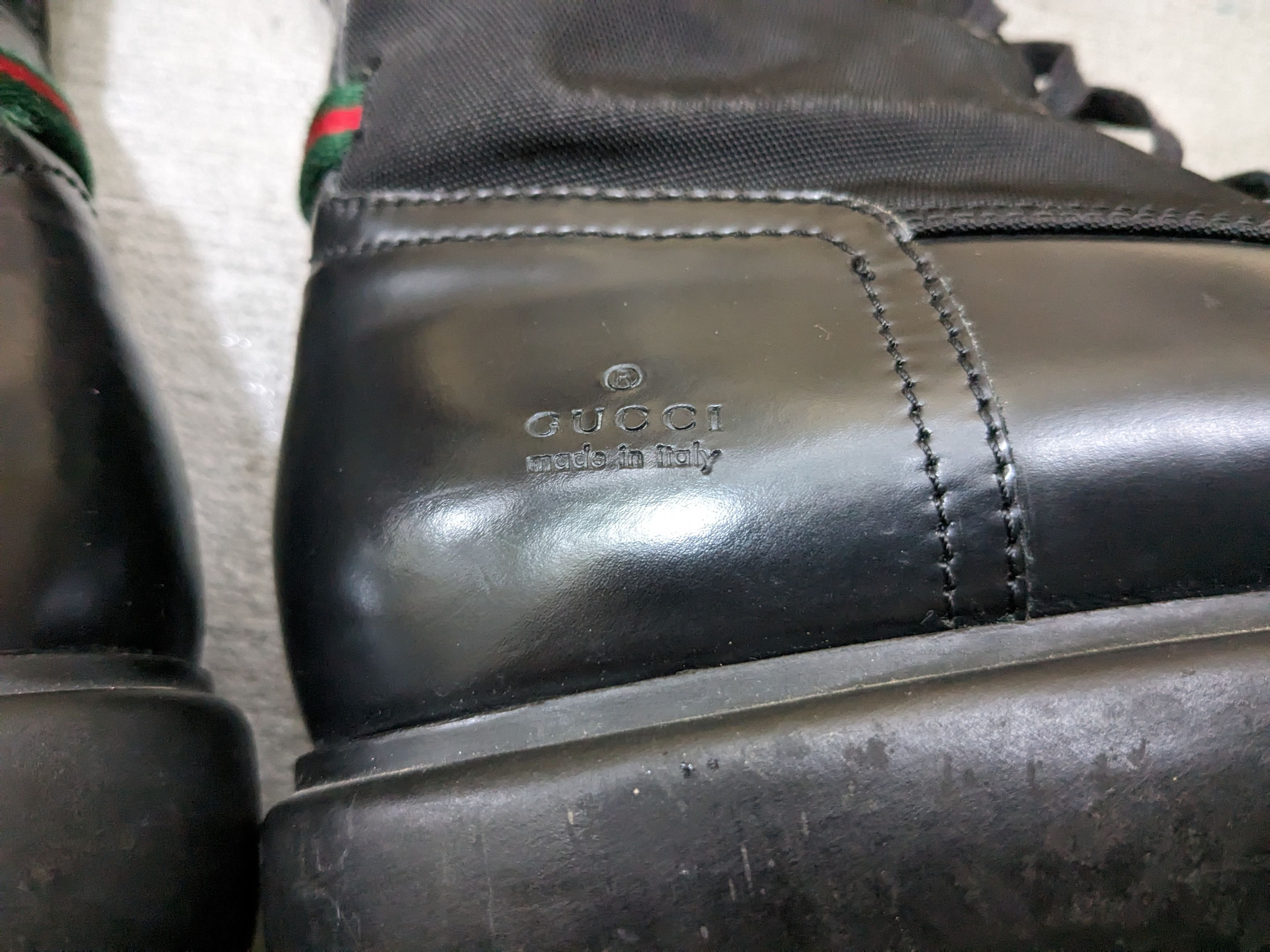 Gucci Gucci Combat Boots Size 10.5 Black Leather Buckle Duck Y2K Size US 10.5 / EU 43-44 - 7 Thumbnail