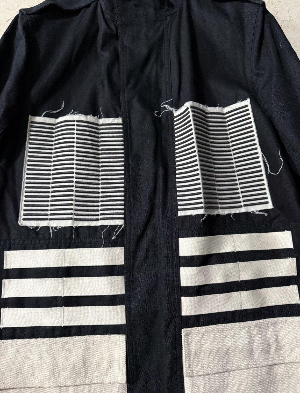 Rick Owens Rick Owens Ro mainline show, mainline black and white jacket Size US L / EU 52-54 / 3 - 6 Thumbnail