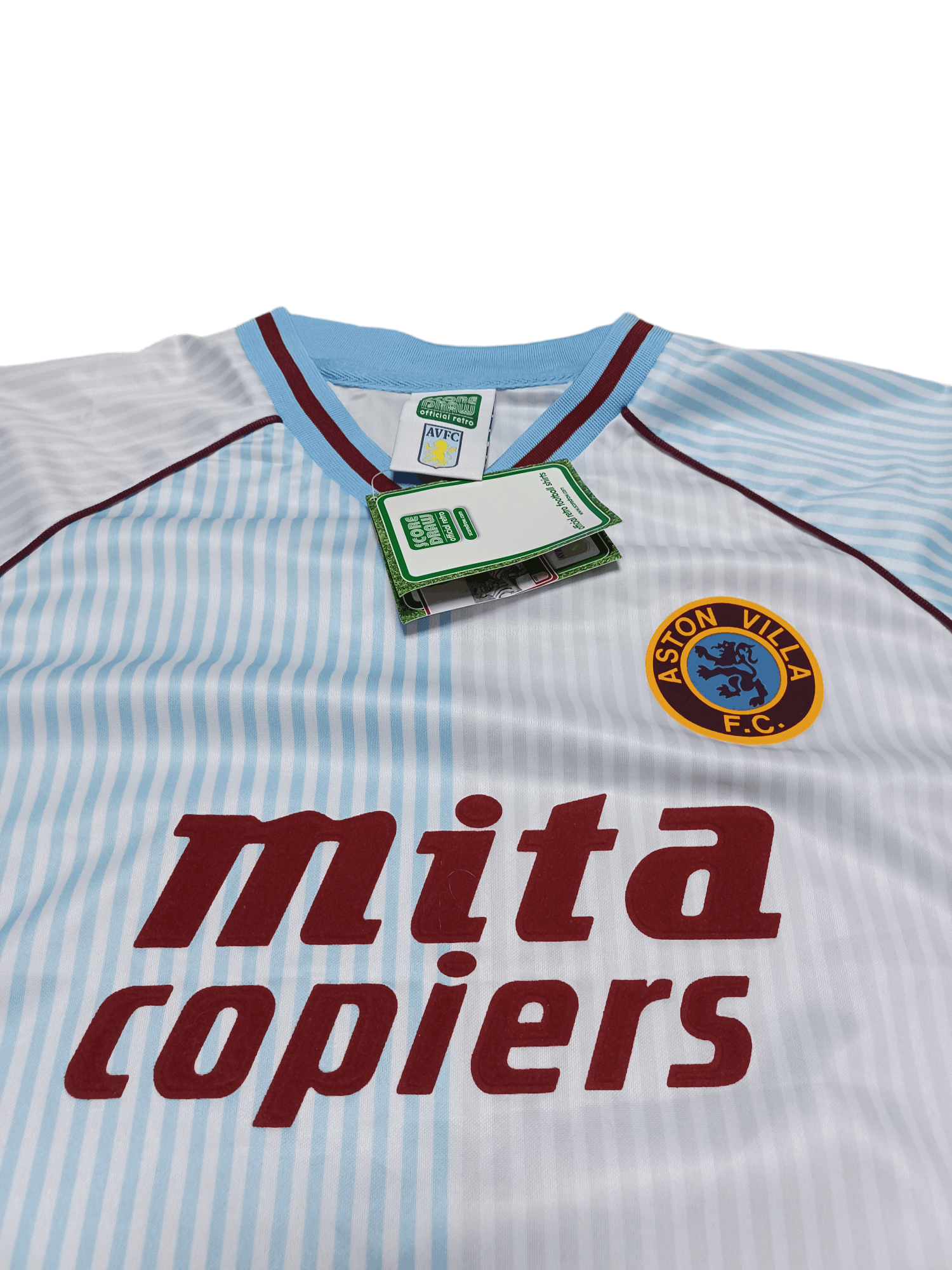Other ASTON VILLA SCORE DRAW 80S STYLE VINTAGE JERSEY Size US XL / EU 56 / 4 - 2 Thumbnail