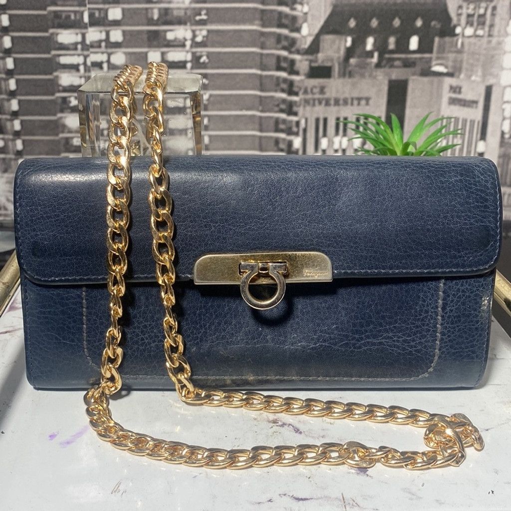 Salvatore Ferragamo Authentic 💙 Ferragamo Long Wallet Size ONE SIZE - 2 Thumbnail