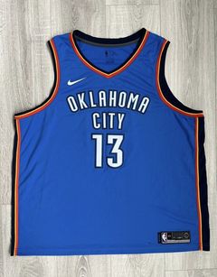 Paul George Oklahoma City Thunder #13 NBA Jersey OKC Mens Large