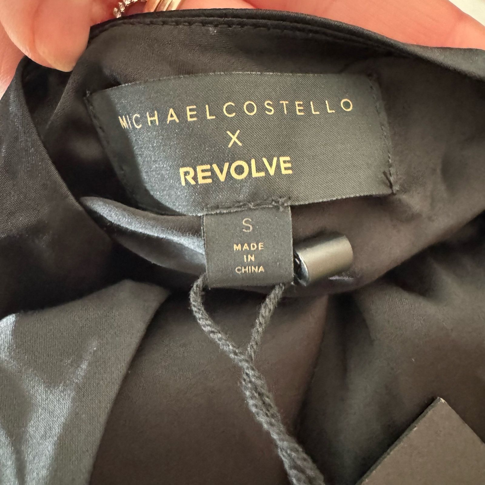 REVOLVE MICHAEL COSTELLO Sakura Jumpsuit in Black One Shoulder Small Size 27" / US 4 / IT 40 - 11 Thumbnail