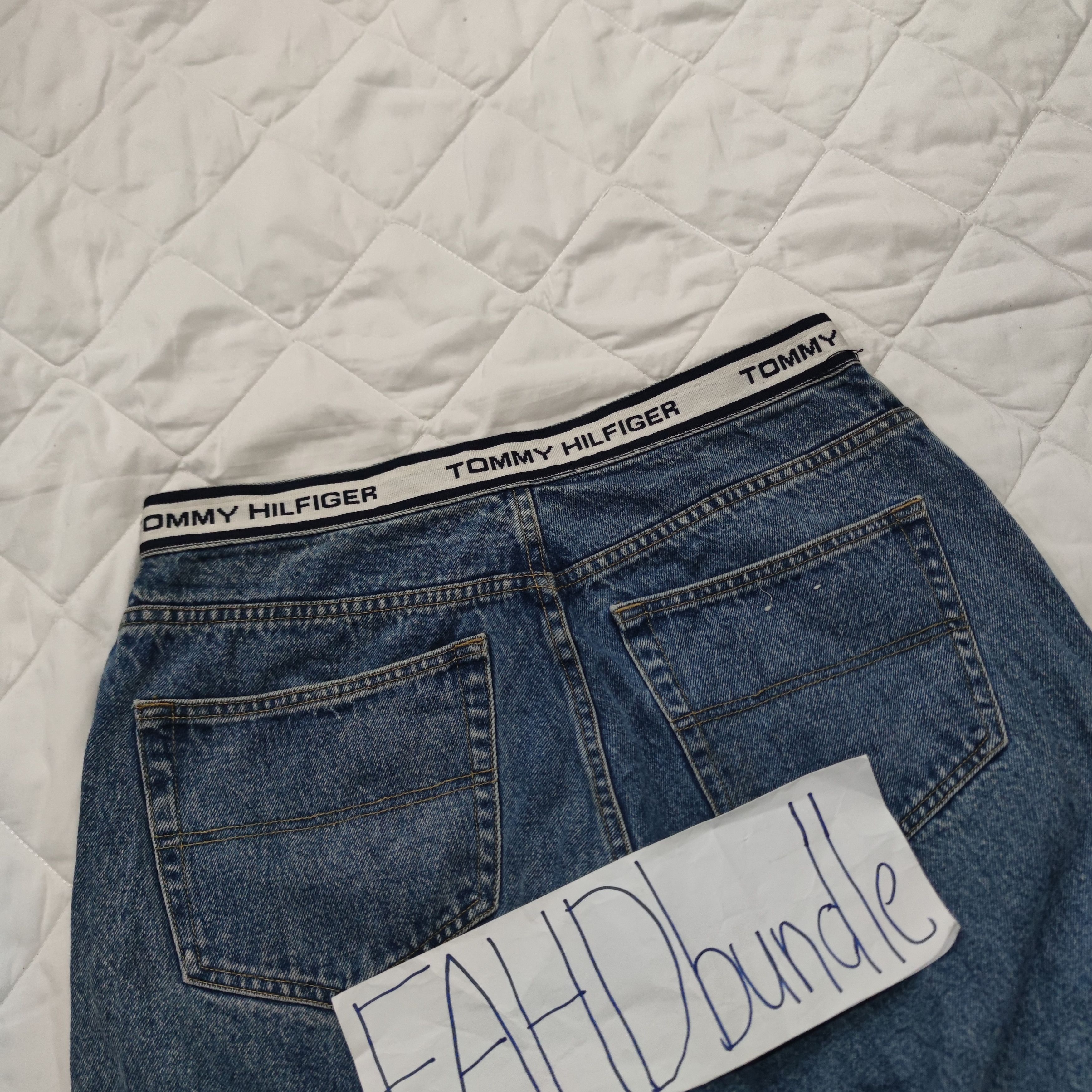 Tommy Hilfiger × Vintage VINTAGE 90S TOMMY HILFIGER BAGGY JEAN Size US 33 - 3 Thumbnail
