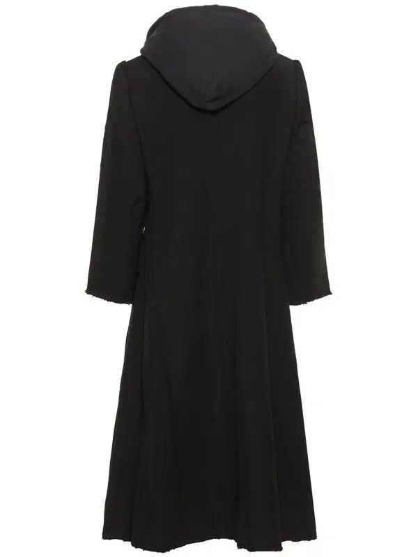 Balenciaga o1y0625 Hooded Coat in Black Size M / US 6-8 / IT 42-44 - 2 Thumbnail