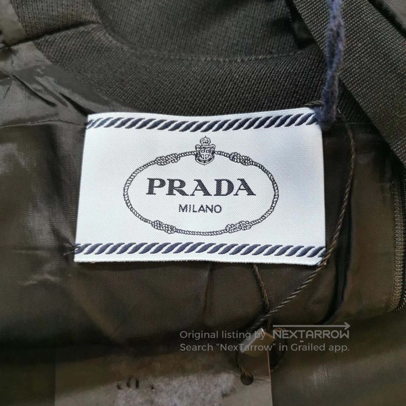 Prada Prada Black Wool Crewneck Dress . Size US 44 / EU 60 - 7 Thumbnail