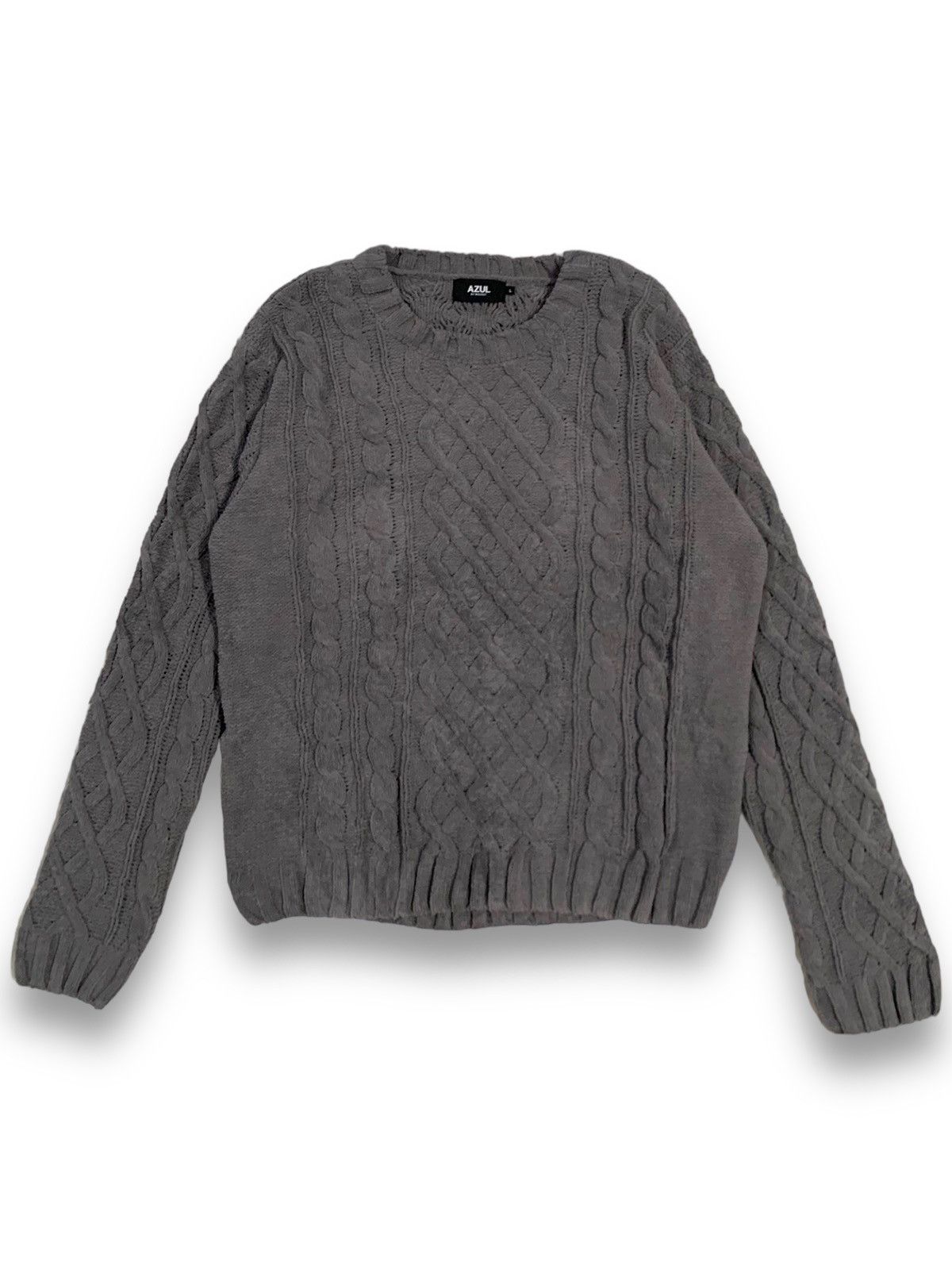 Japanese Brand 🔥BUNDLE🔥Japanese Azul by Moussy Grey & Brown Knitted Sweater Size US L / EU 52-54 / 3 - 2 Thumbnail