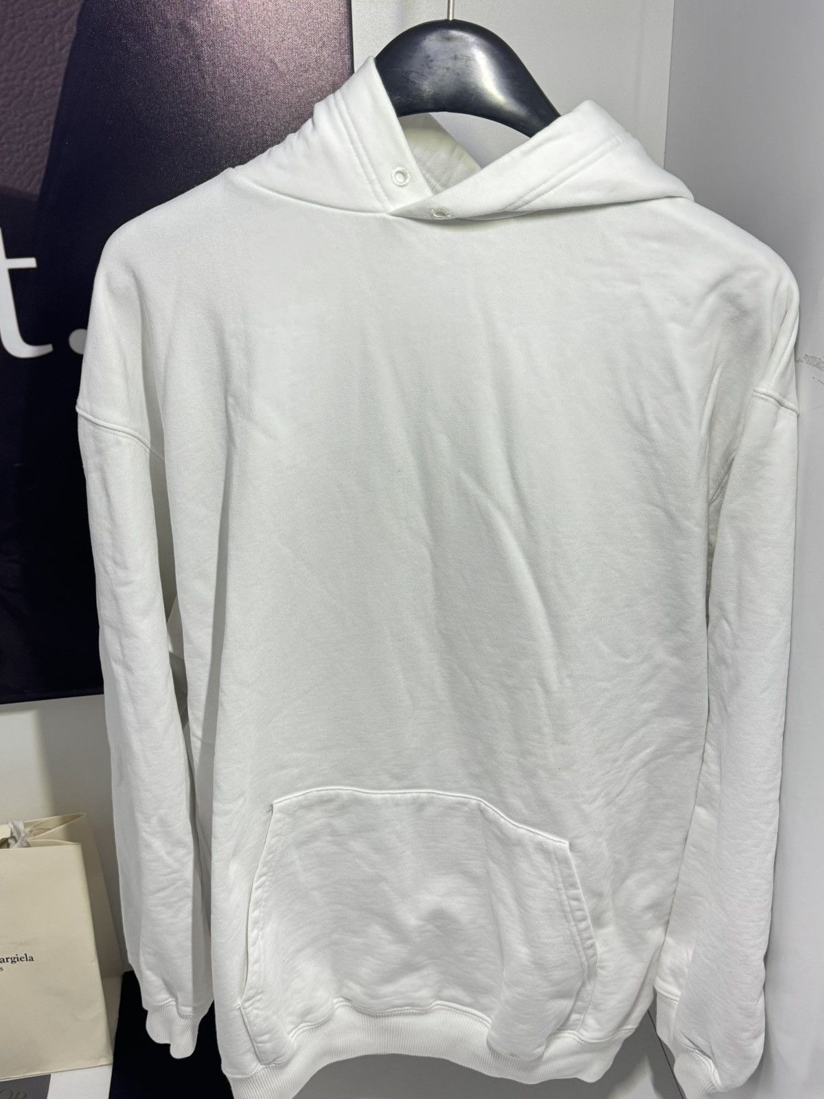 Balenciaga ✅Balenciaga logo white oversize hoodie Size US XS / EU 42 / 0 - 3 Thumbnail