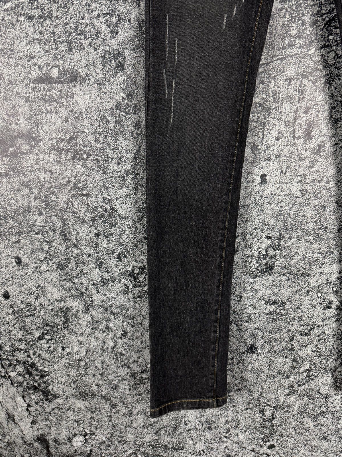 John Richmond John Richmond Denim BP14 Nero Skinny Jeans Fortaleza Italy Size 38" / US 16 / IT 52 - 4 Thumbnail