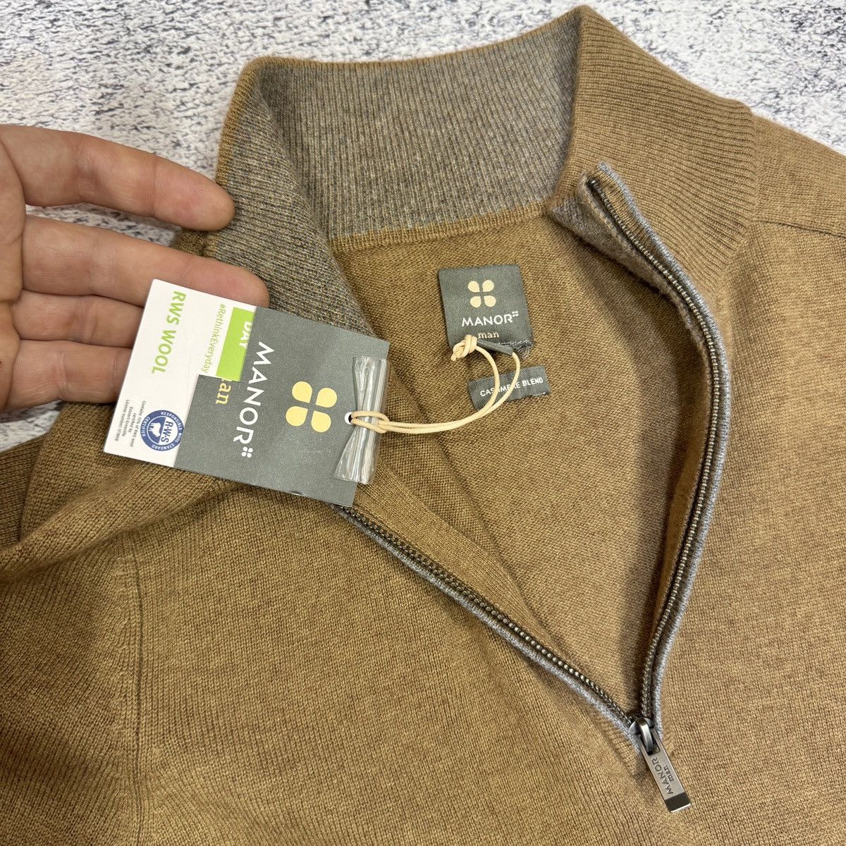 Other Manor Man Cashmere Blend Wool RWS M Switzerland Size US M / EU 48-50 / 2 - 5 Thumbnail