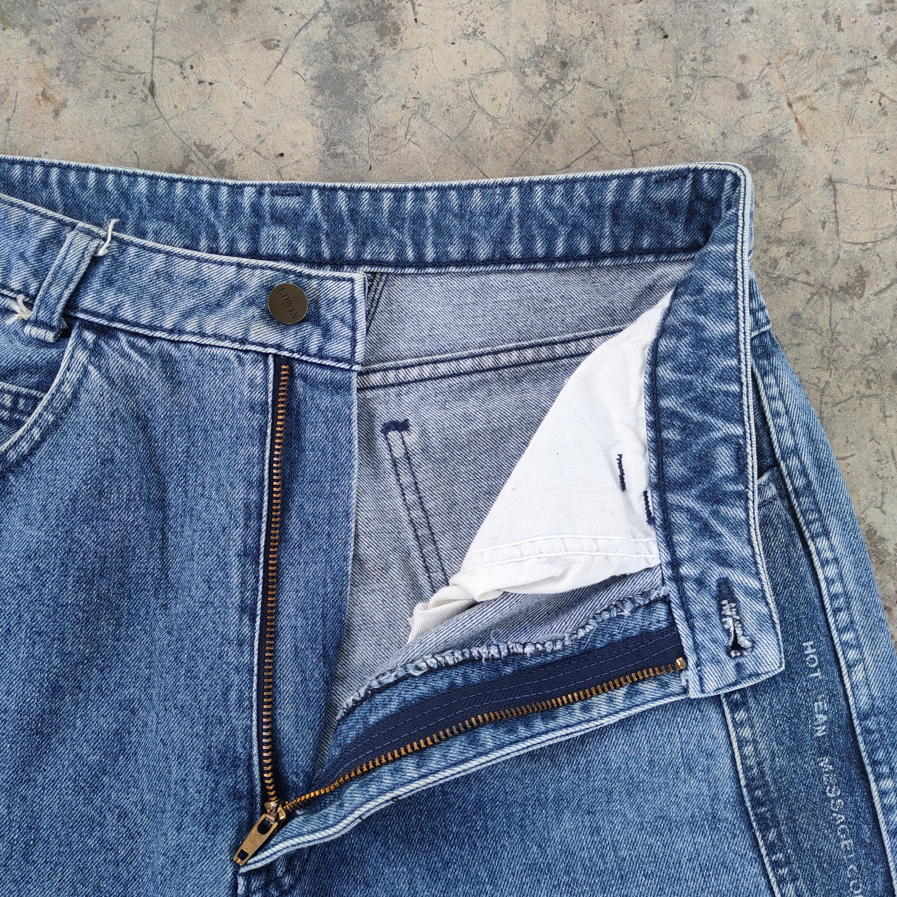 Edwin VINTAGE EDWIN FADED JEANS DENIM PANTS Size US 30 / EU 46 - 10 Thumbnail