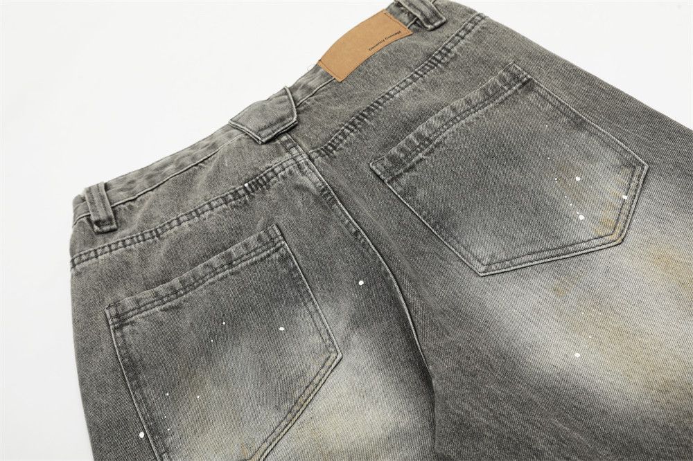 Japanese Brand × Vintage Men's punk distressed washed gradient jeans y2k Size US 32 / EU 48 - 5 Thumbnail