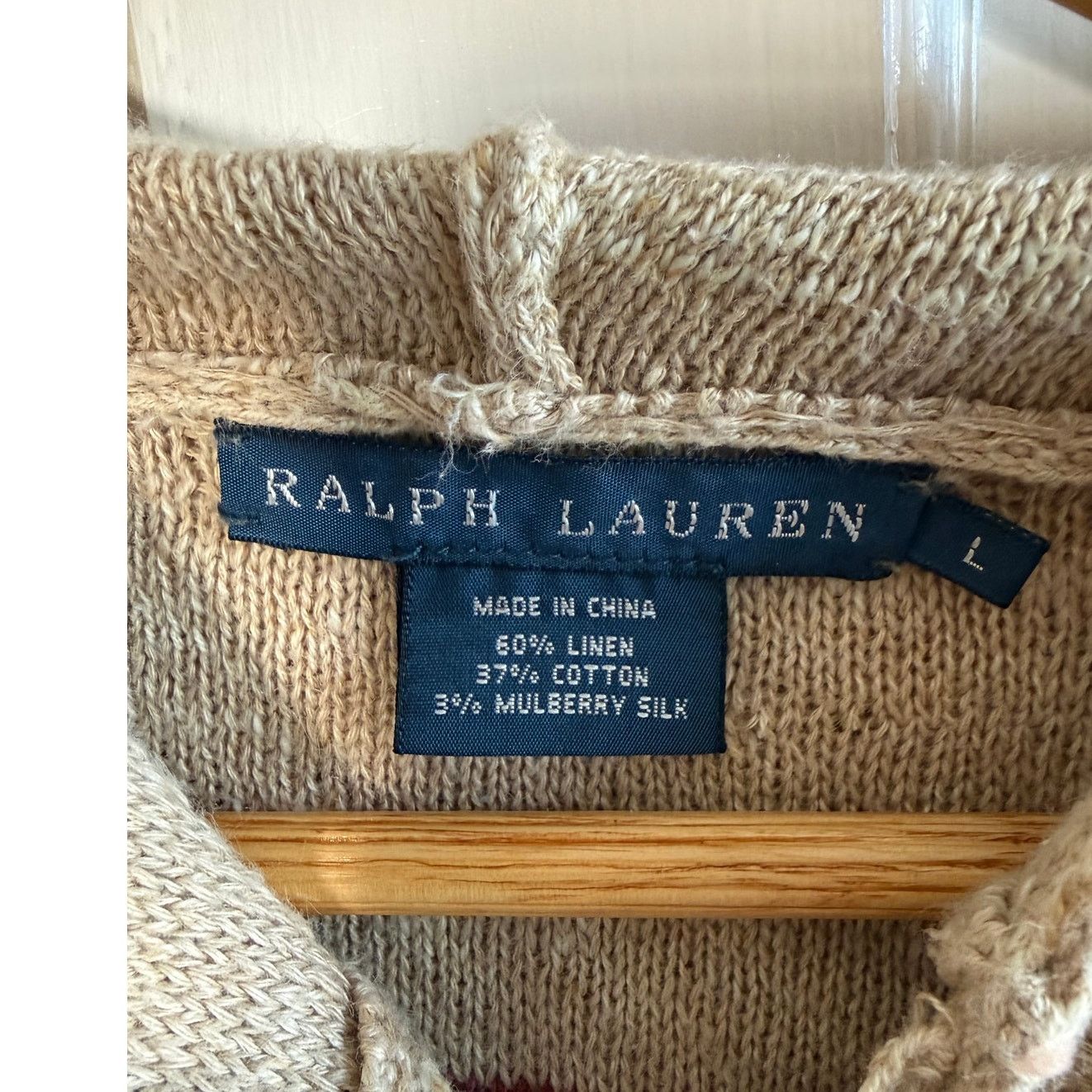 Ralph Lauren Vintage Ralph Lauren Southwest Hooded Knit Toggle Cardigan Size US L / EU 52-54 / 3 - 5 Thumbnail