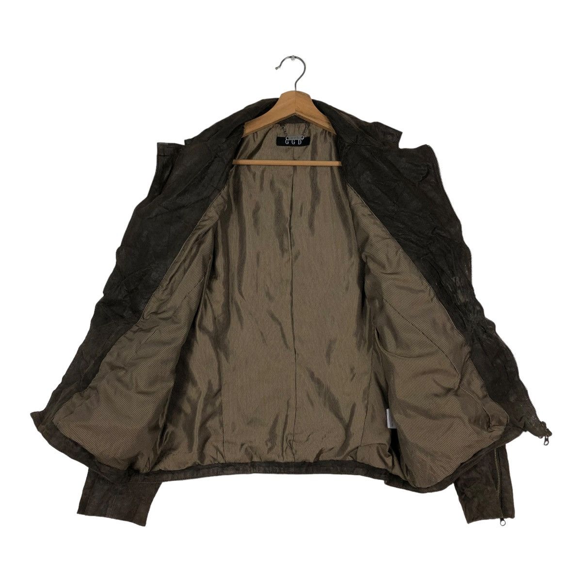 Japanese Brand 🔥VINTAGE CROPPED GENUINE LEATHER JACKET GGD ISSEY MIYAKE Size US M / EU 48-50 / 2 - 13 Thumbnail