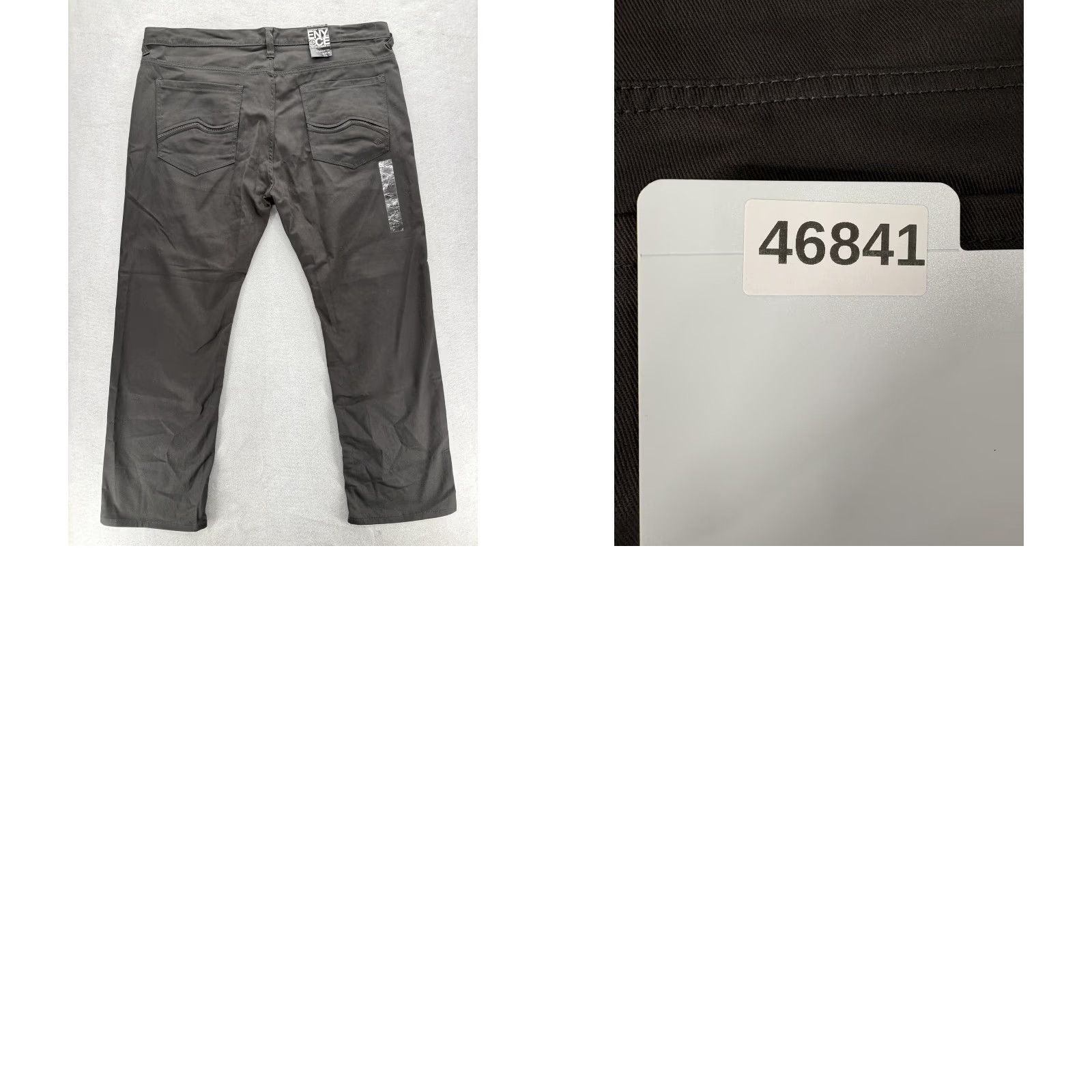 Enyce VINTAGE Enyce Jeans Mens 46x33 Gray Charcoal Straight Fit Denim Hip Hop Y2K NWT Size US 30 / EU 46 - 9 Thumbnail