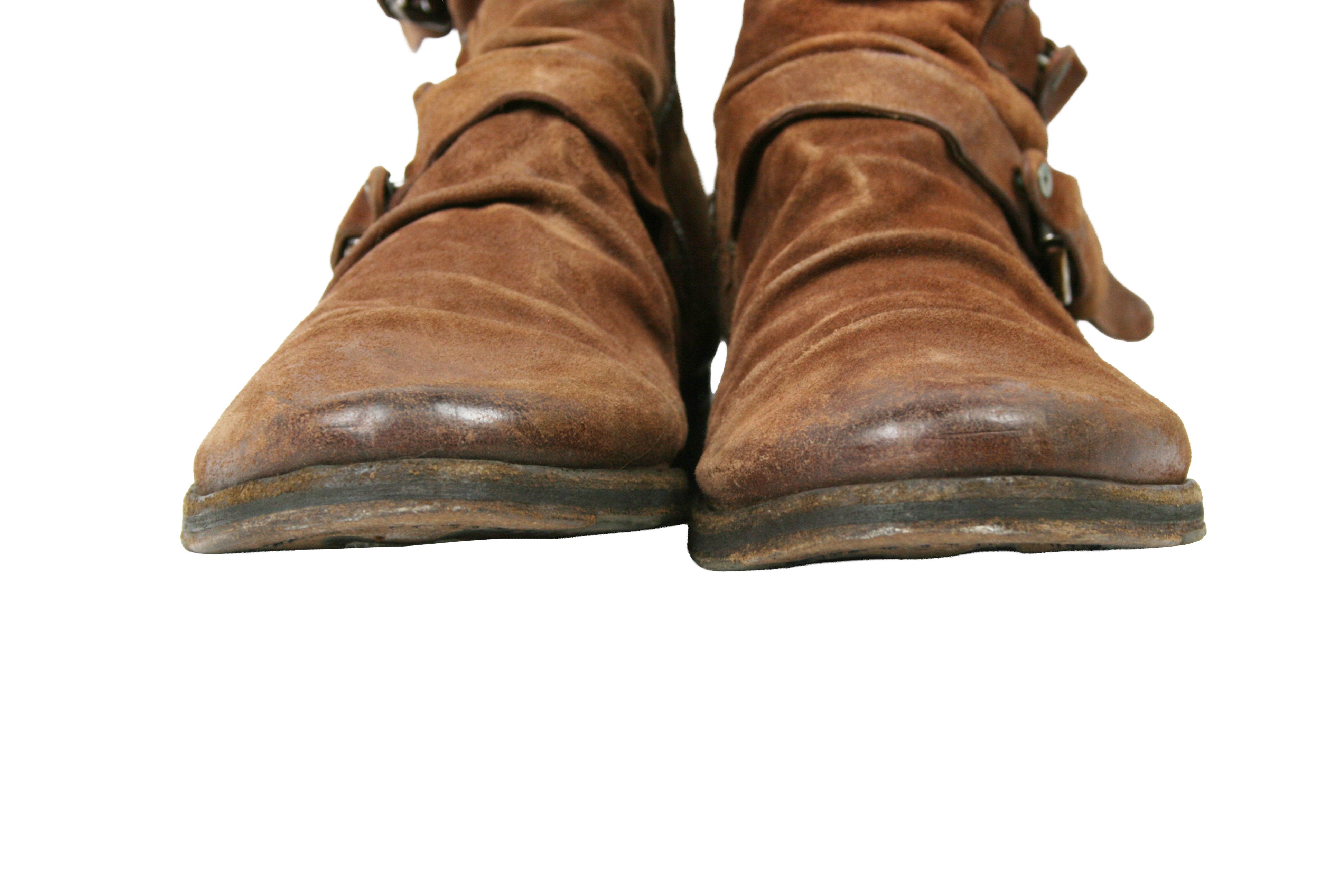 A.S.98 Avant Garde Grunge Triple Buckles Boots Size US 8 / EU 41 - 4 Thumbnail
