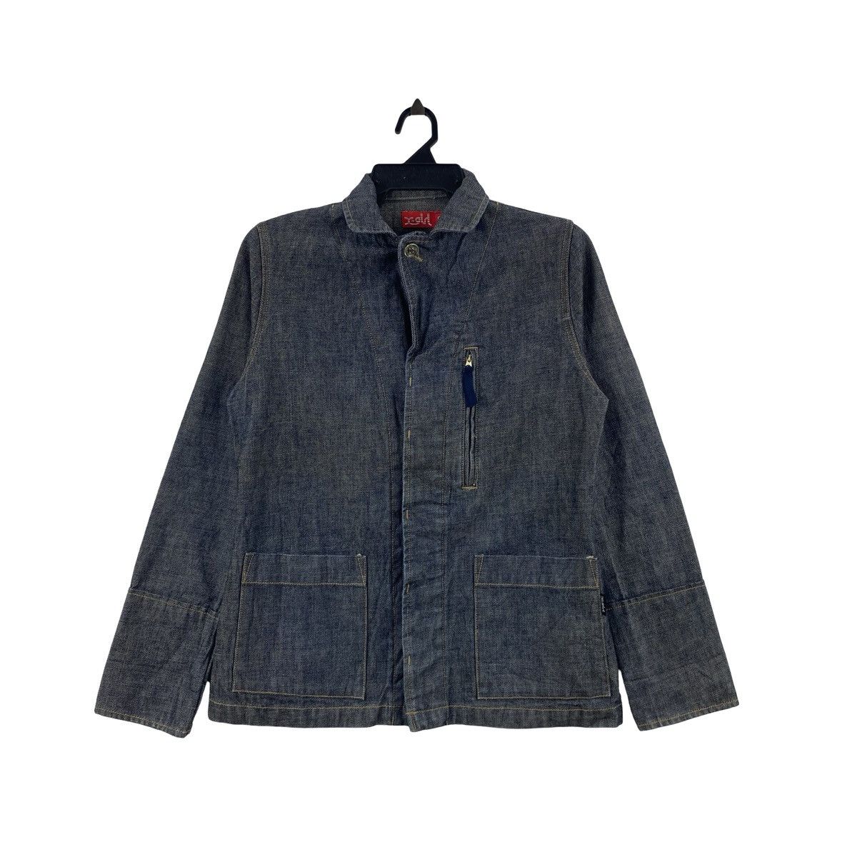 Vintage Vintage X-GIRL Denim Work Jacket Japanese Streetwear Indigo Size M / US 6-8 / IT 42-44 - 4 Thumbnail