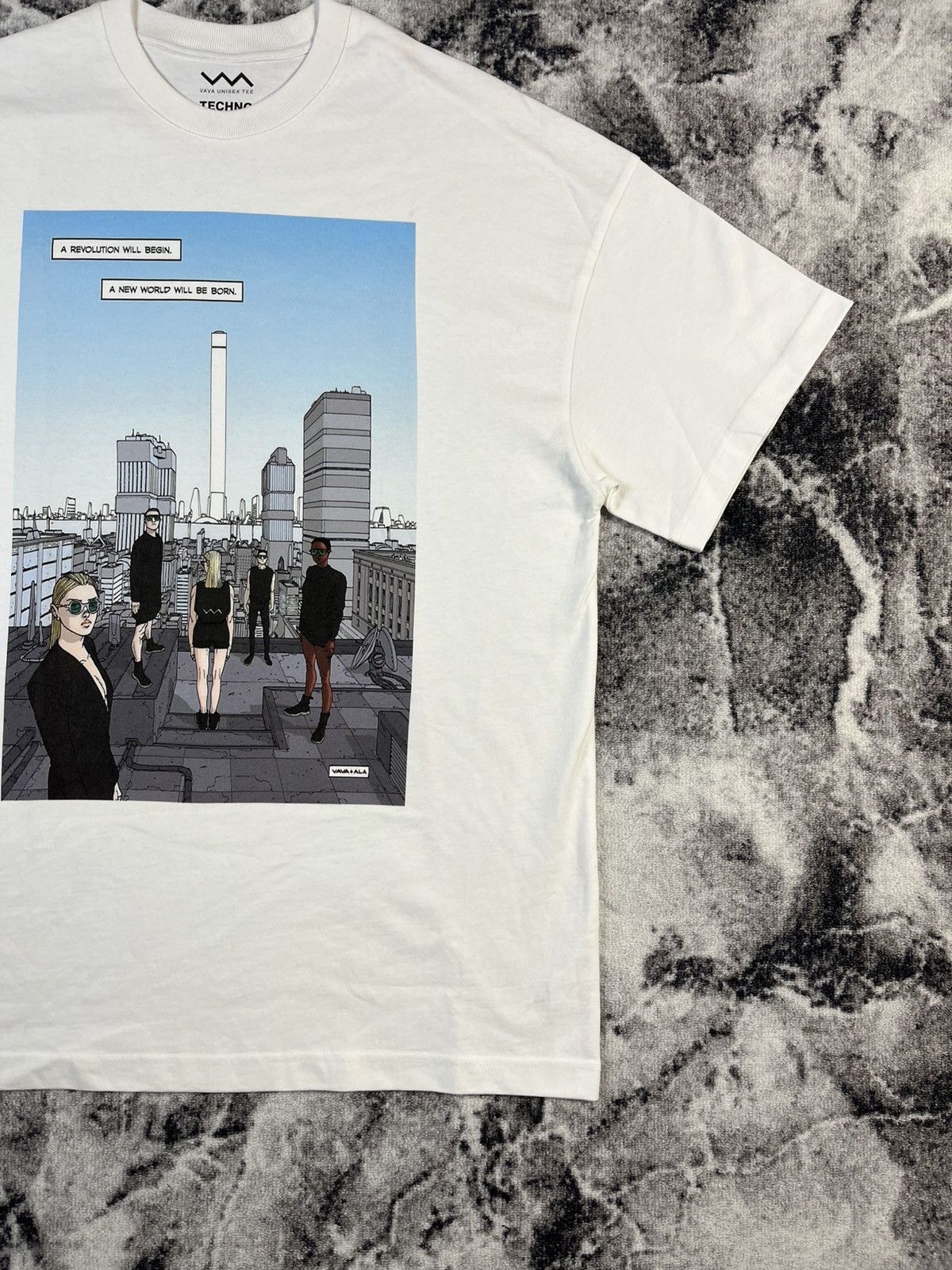 VaVa Rare VAVA Eyewear Oversized 34/100 Cyberpunk Tee Size US L / EU 52-54 / 3 - 3 Thumbnail