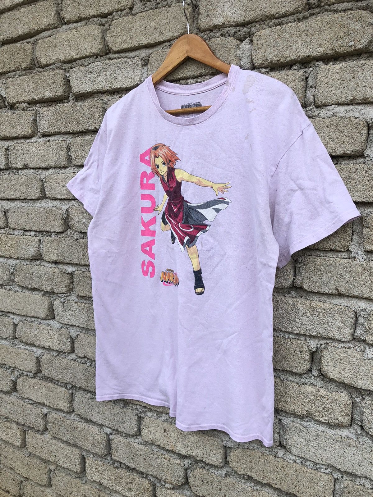 Japanese Brand Vintage Y2K Naruto Sakura Haruno Anime Single Character Tee Size US L / EU 52-54 / 3 - 2 Thumbnail