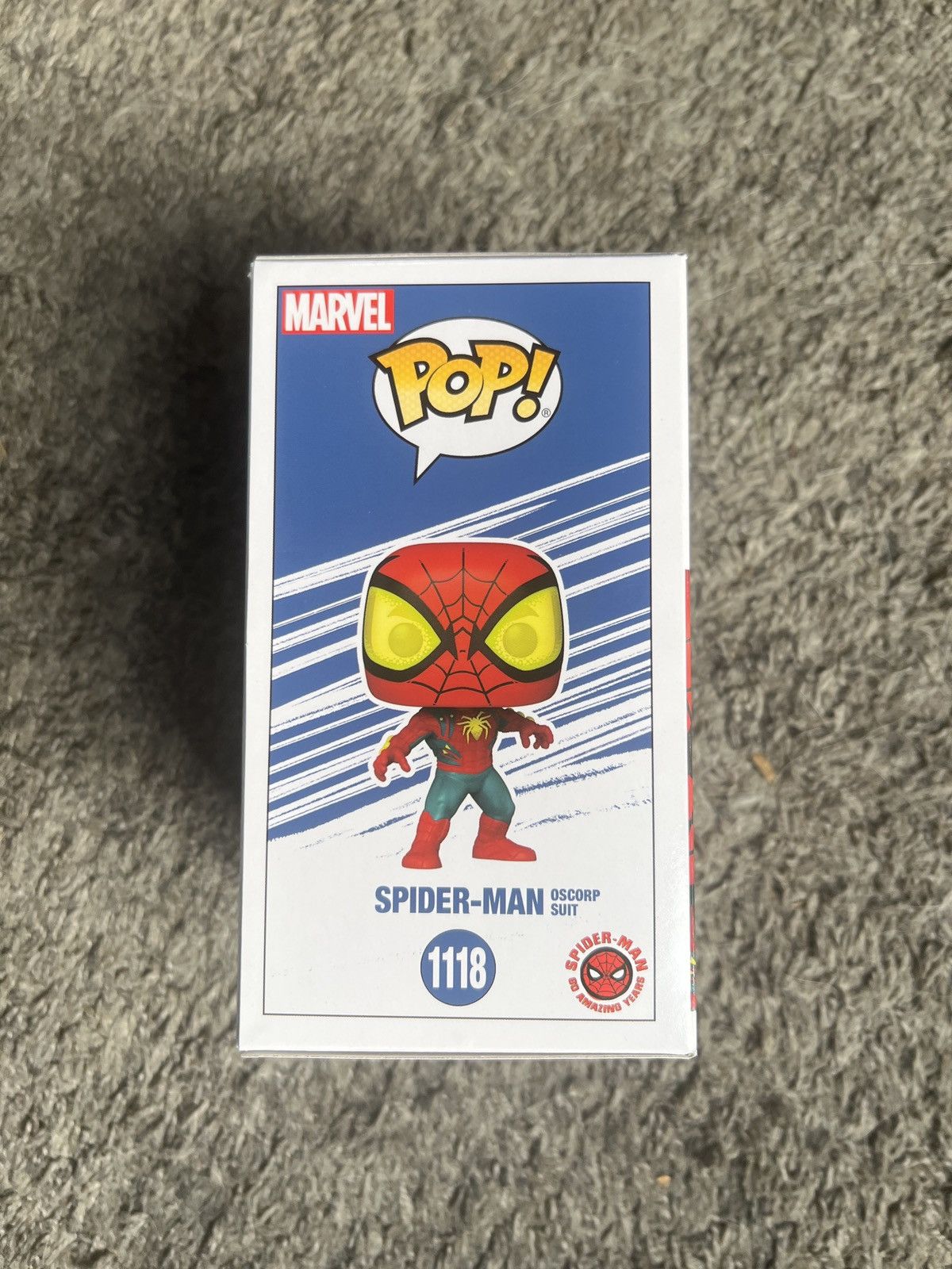 Marvel Comics Funko Pop! Spider-Man Oscorp Suit Bobble-Head Size ONE SIZE - 3 Thumbnail