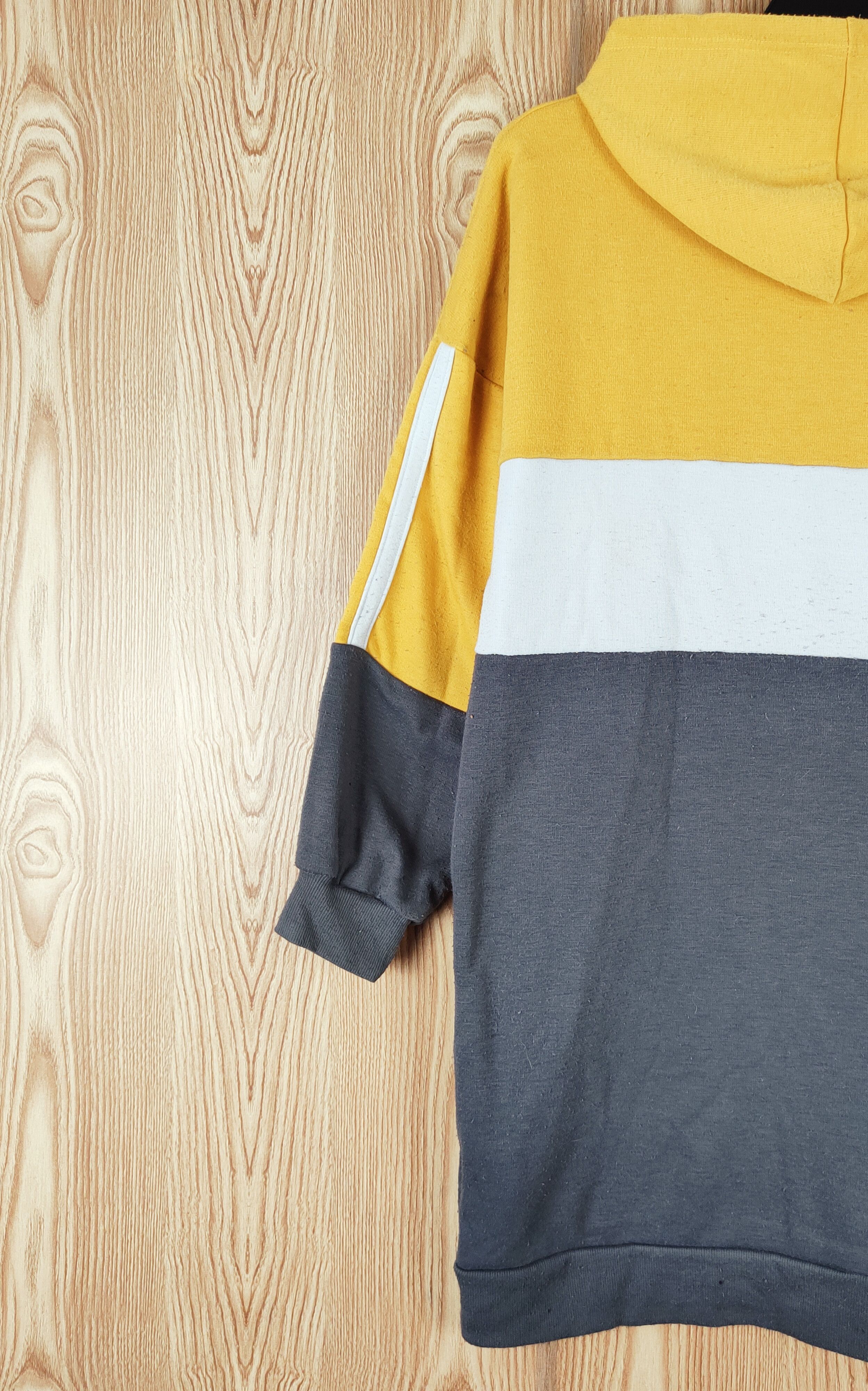 Japanese Brand × Vintage Vintage 💥 Material Blue Bis Yellow Hoodie Long Sweatshirts Size M / US 6-8 / IT 42-44 - 8 Thumbnail