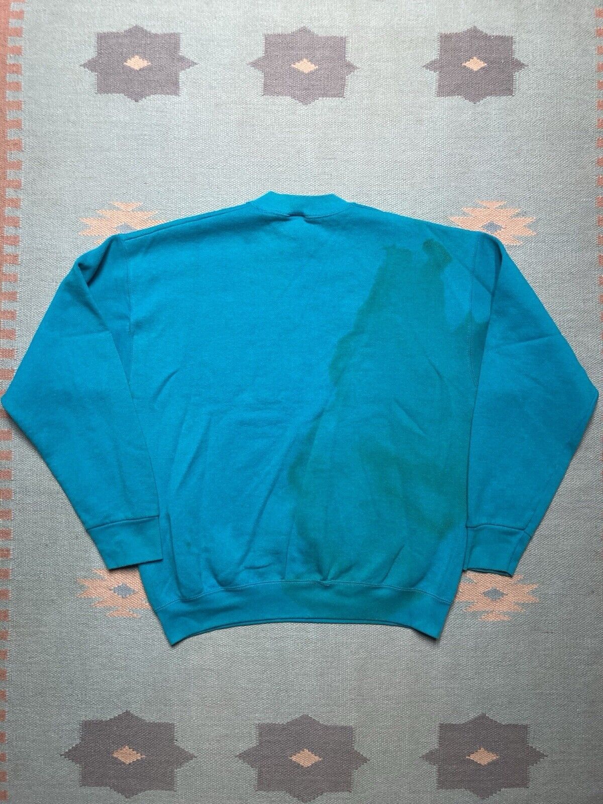 Vintage Vtg 90s crewneck sweatshirt blank plain pullover adult XL Size US XL / EU 56 / 4 - 6 Thumbnail