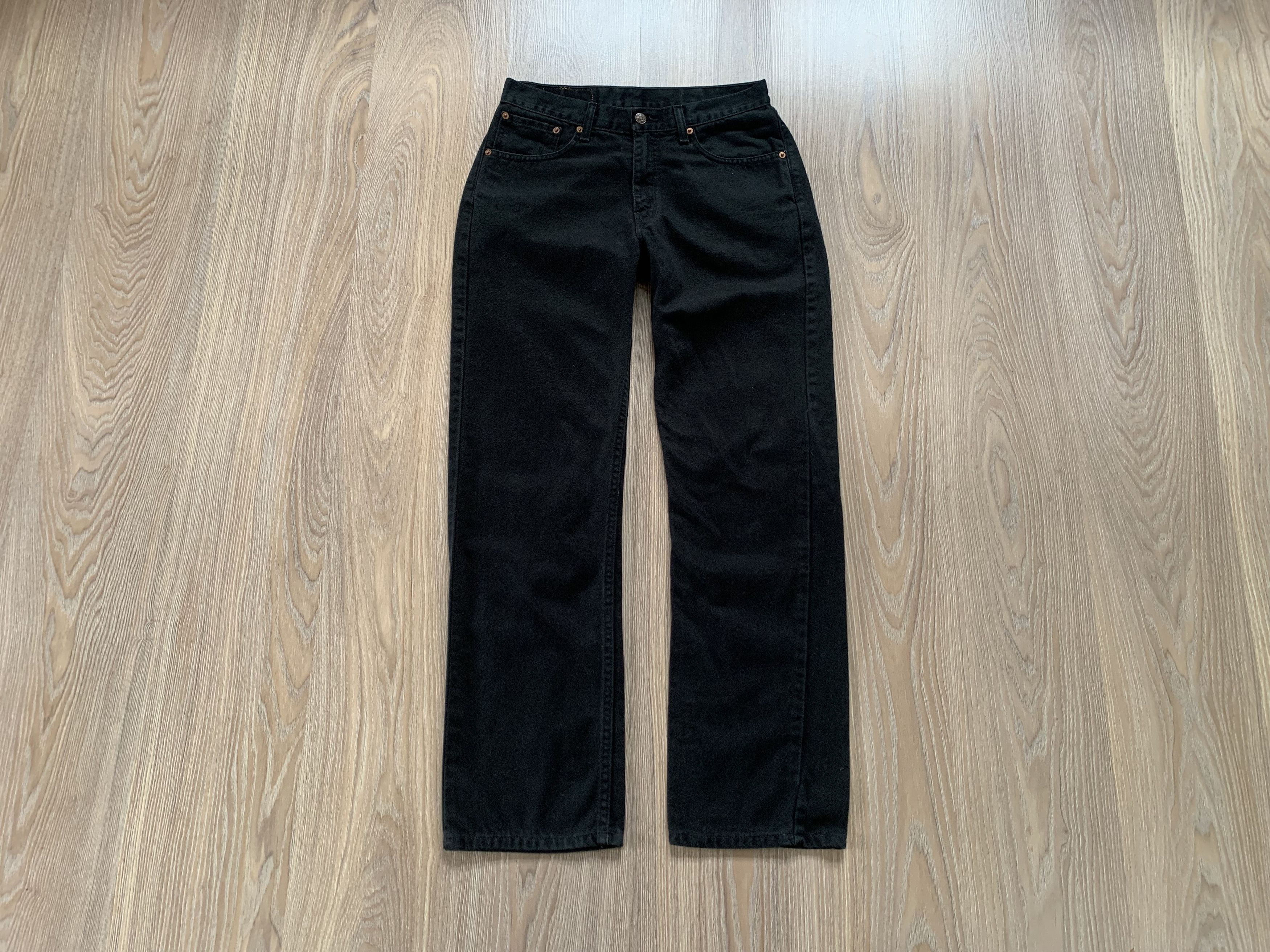 Levi's Levi’s 751 Black Straight Fit Jeans Size US 30 / EU 46 - 1 Thumbnail