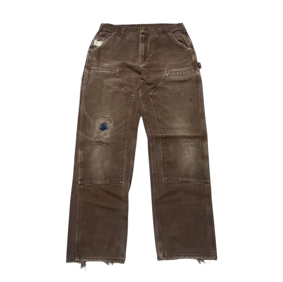 Carhartt Distressed Carhartt Double Knee Carpenter Pants Size US 34 / EU 50 - 1 Thumbnail