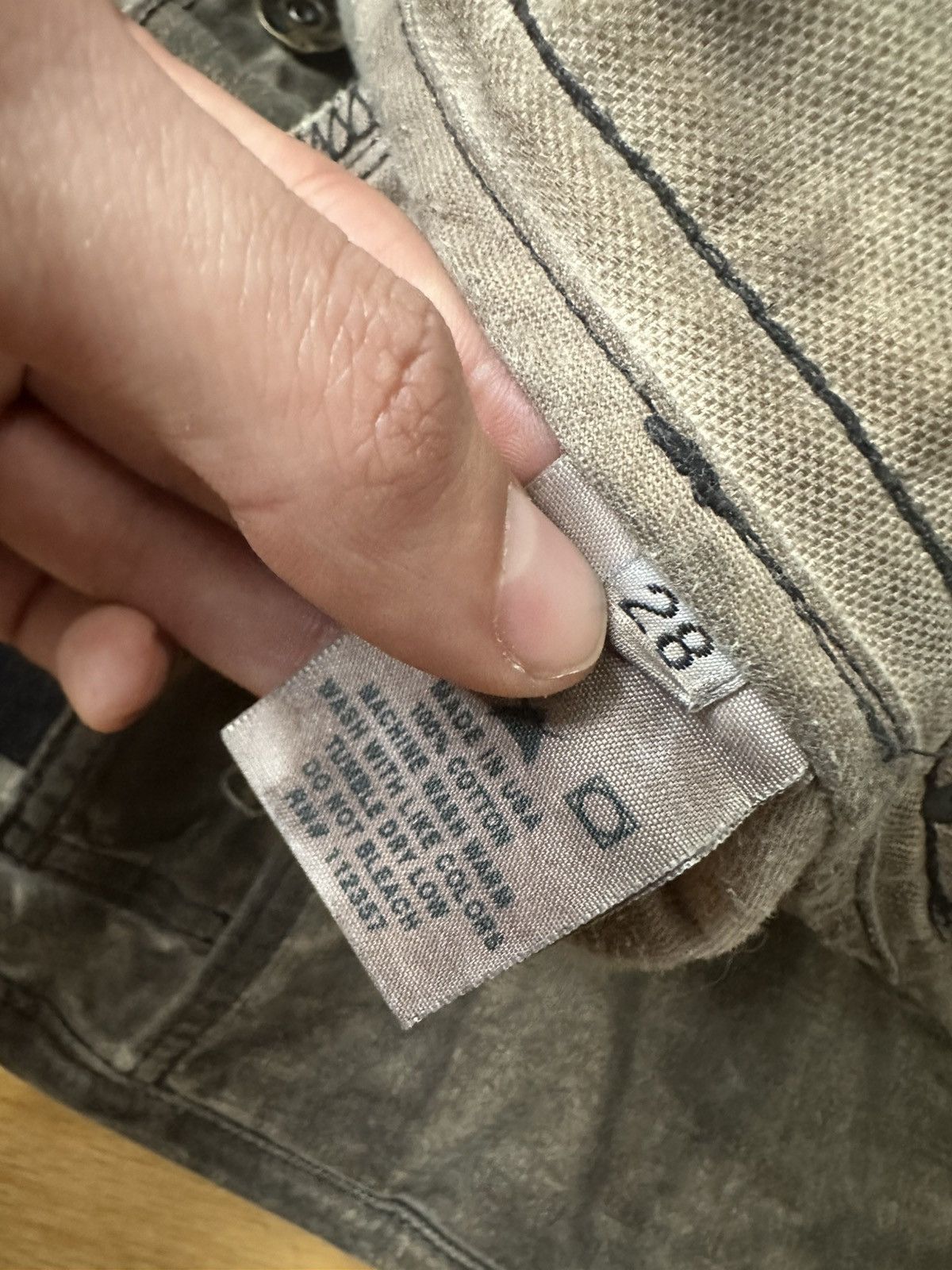 Rick Owens Rick Owens SLAB Burnt Denim Size US 28 / EU 44 - 5 Thumbnail