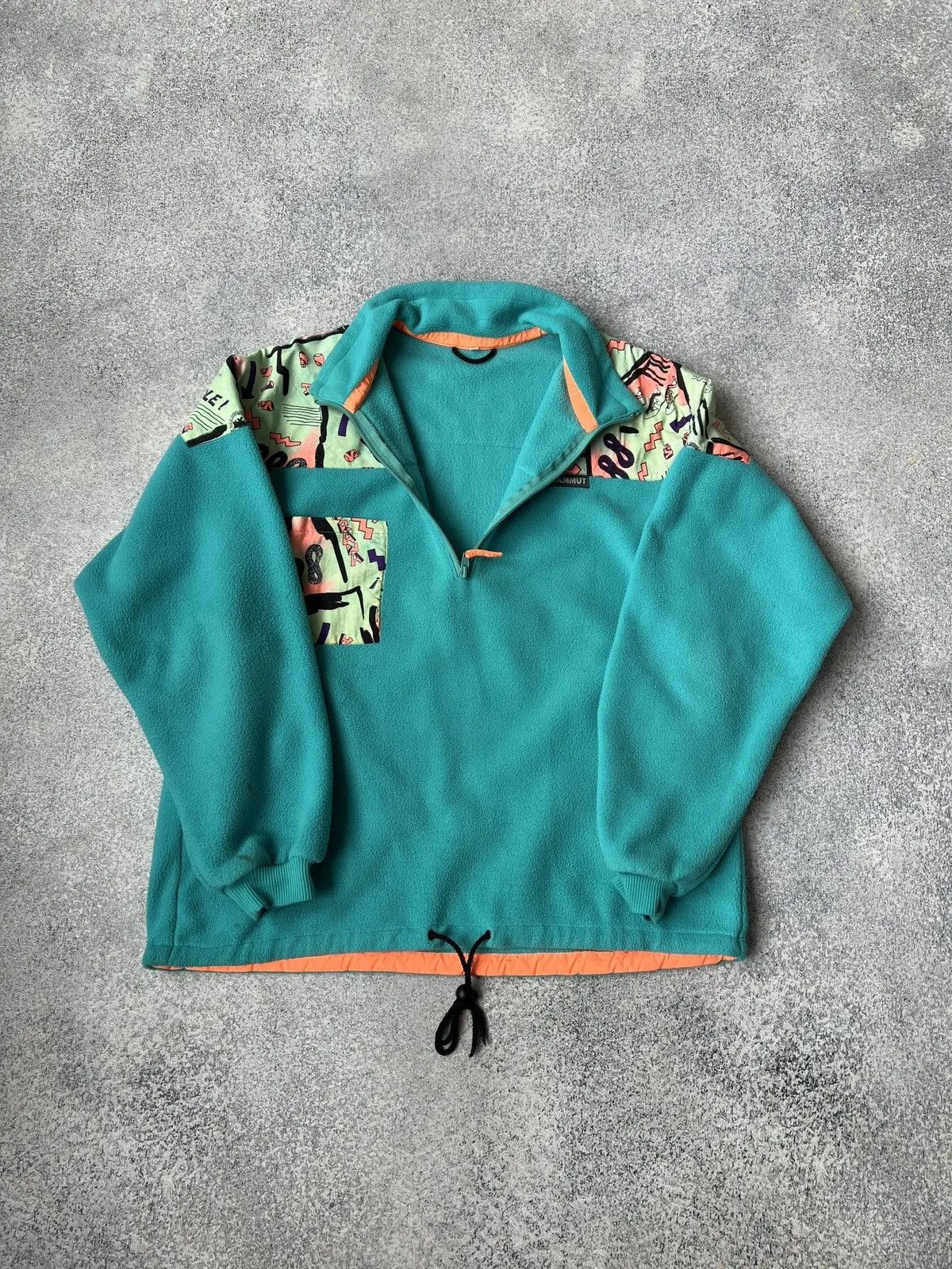 Mammut × Vintage Vintage Mammut fleece zip sweatshirt 90s style Size US M / EU 48-50 / 2 - 8 Thumbnail