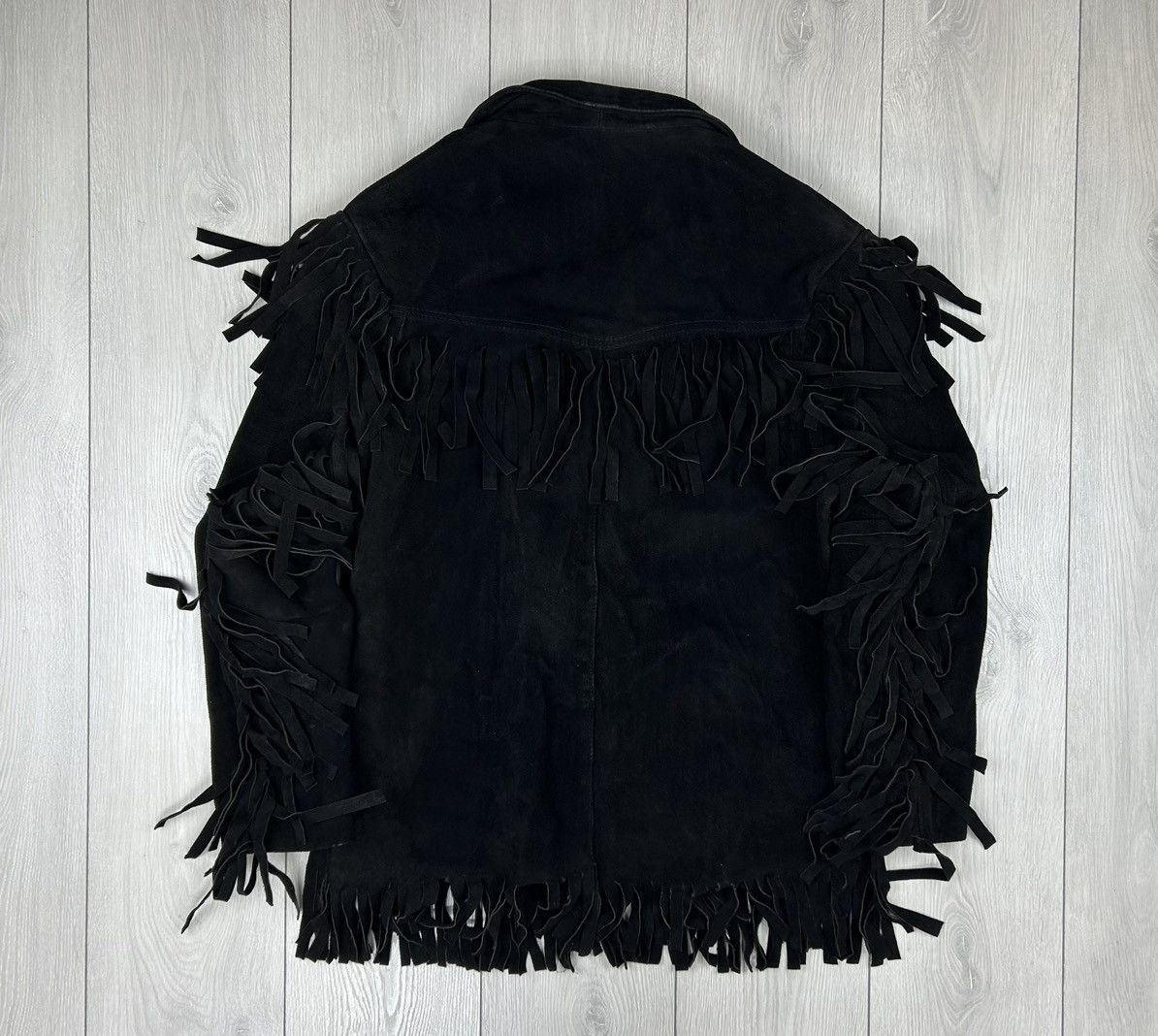 Vintage Leather Vintage Western Cowboy style Black Jacket size XL L Size US XL / EU 56 / 4 - 6 Thumbnail