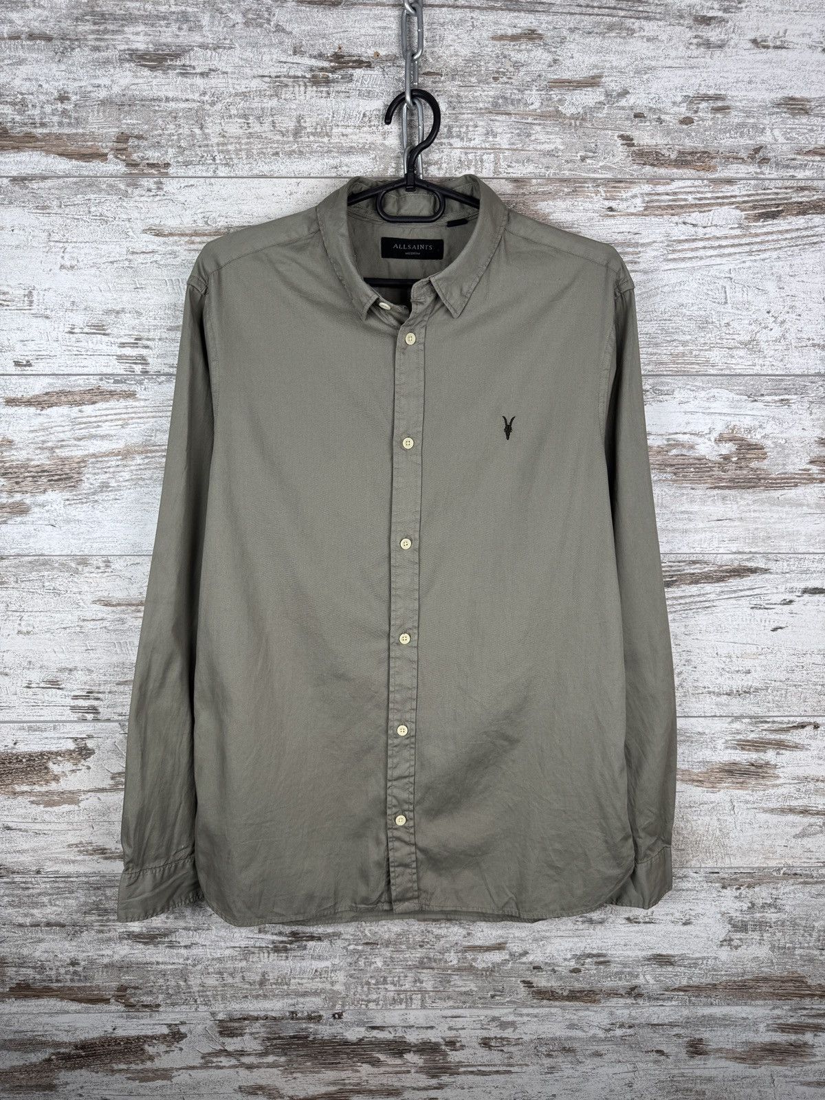 Allsaints × Japanese Brand Mens Vintage AllSaints redondo long sleeve shirts button up Size US M / EU 48-50 / 2 - 2 Thumbnail