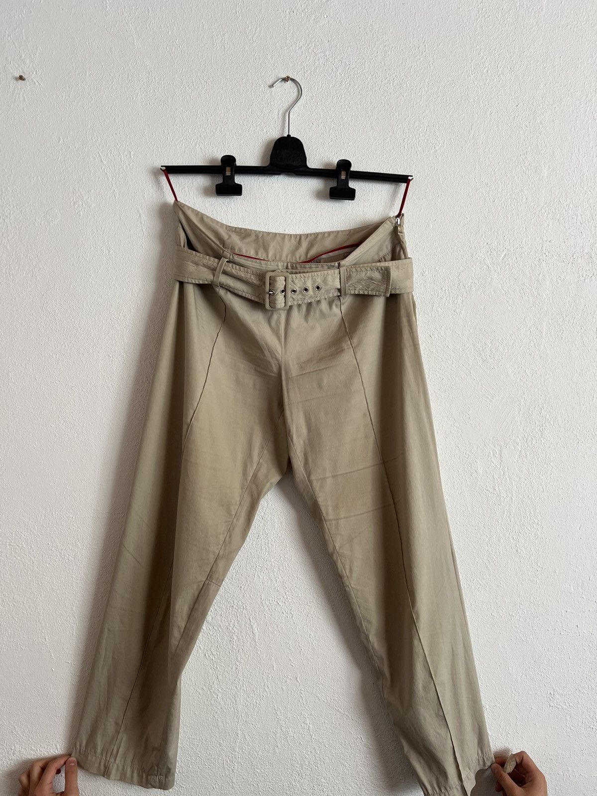 Prada Prada Vintage Red Tab Parachute Pants Rare Luxury Streetwear Size 32" / US 10 / IT 46 - 1 Thumbnail