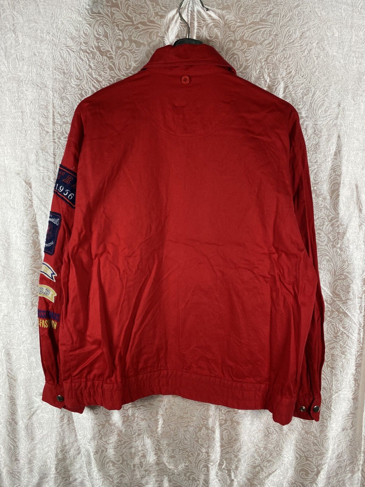 Japanese Brand Vintage Equatoriale Island Red Patch Jacket Union League Size US M / EU 48-50 / 2 - 9 Thumbnail