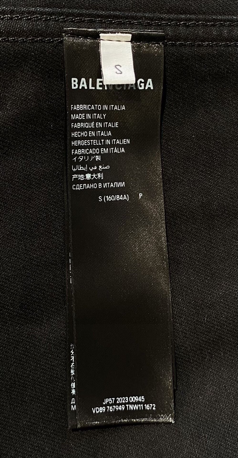 Balenciaga balenciaga black denim jacket size s Size US S / EU 44-46 / 1 - 6 Thumbnail